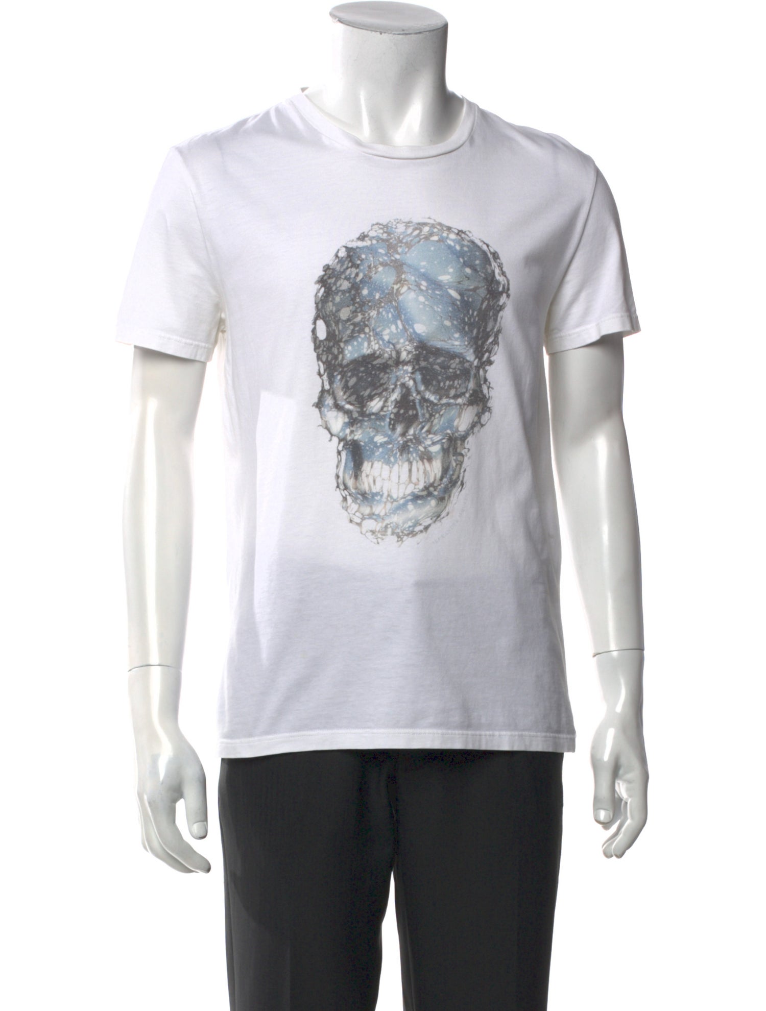 Alexander McQueen Graphic Print Crew Neck T-Shirt