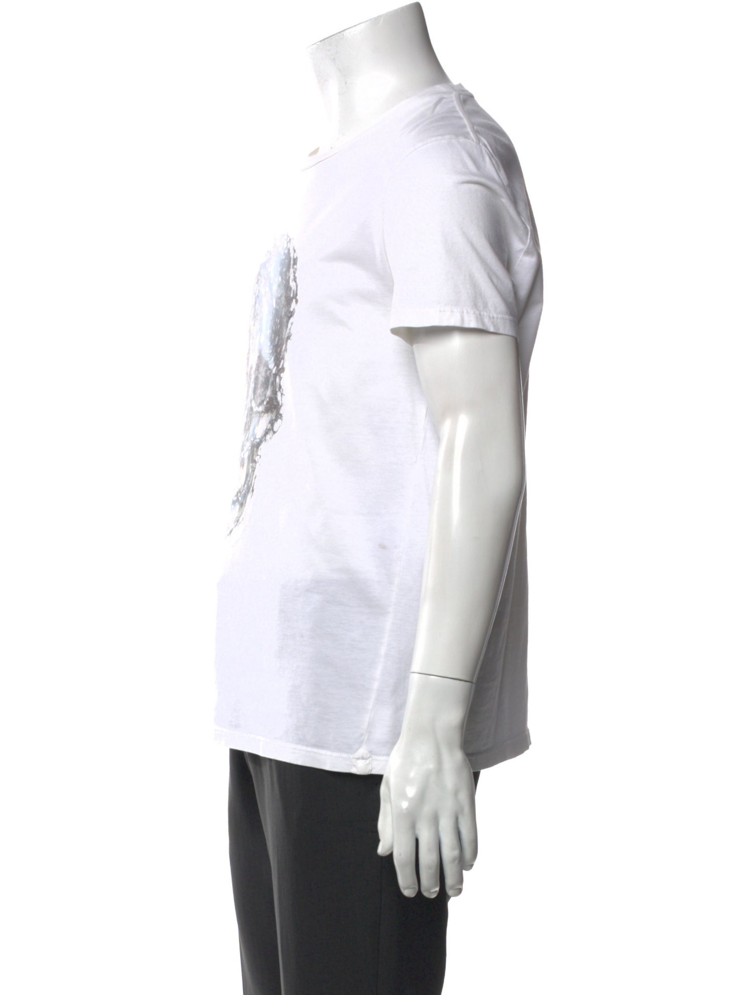 Alexander McQueen Graphic Print Crew Neck T-Shirt