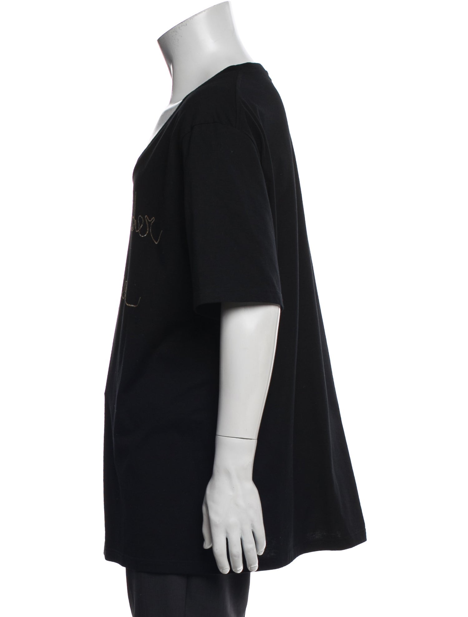 Alexander McQueen Graphic Print Scoop Neck T-Shirt