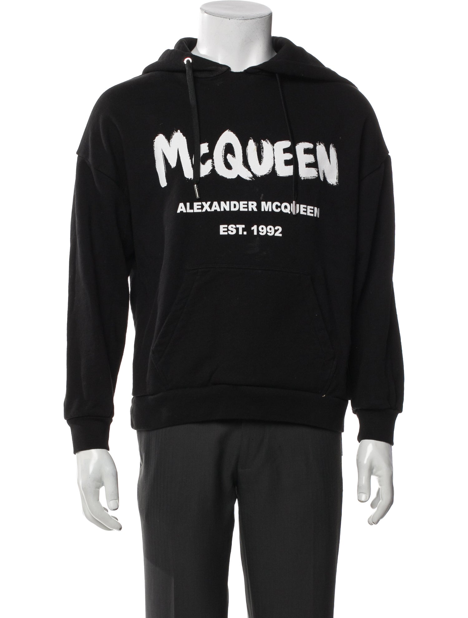 Alexander McQueen Graphic Print Crew Neck Hoodie
