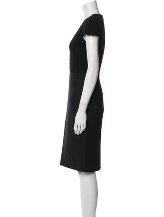 Alexander McQueen V-Neck Knee-Length Dress
