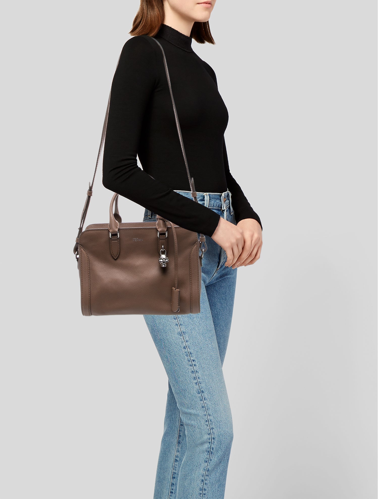 Alexander McQueen Skull Top Handle Bag