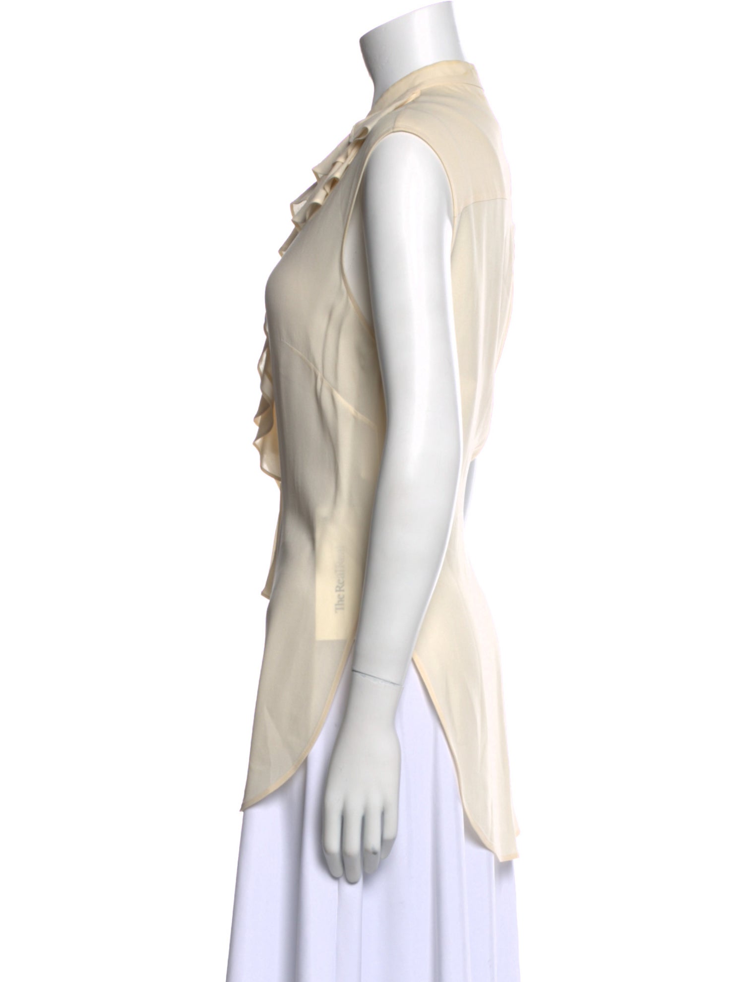 Alexander McQueen Silk Crew Neck Tunic