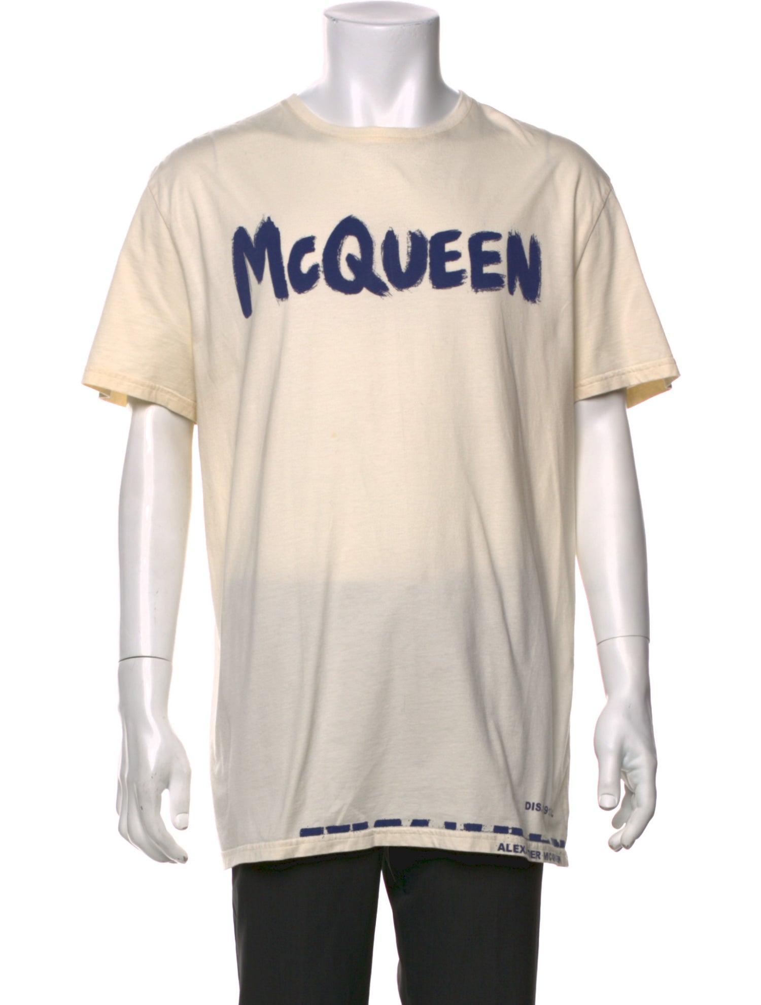 Alexander McQueen Graphic Print Crew Neck T-Shirt