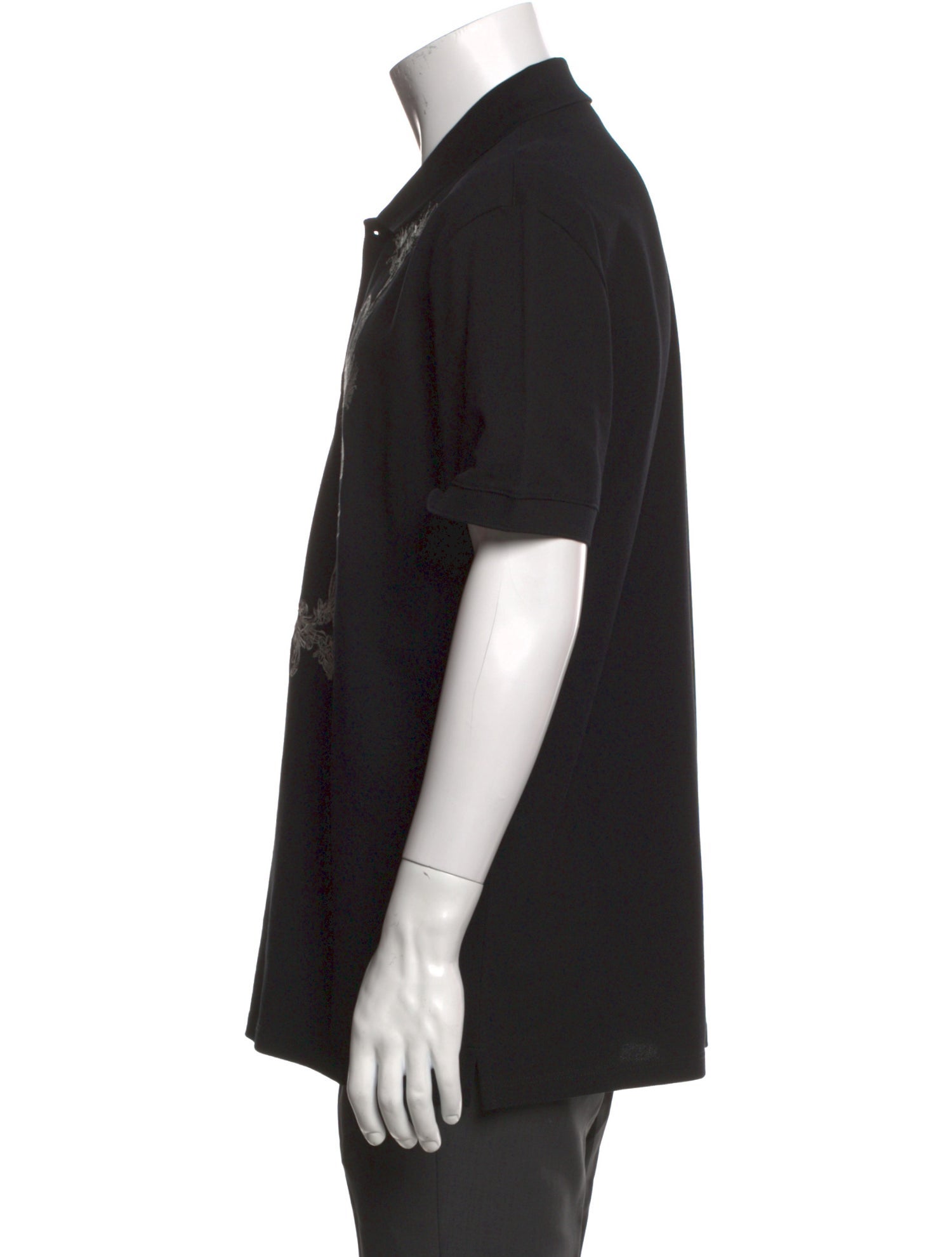 Alexander McQueen Skull Floral Print Shirt