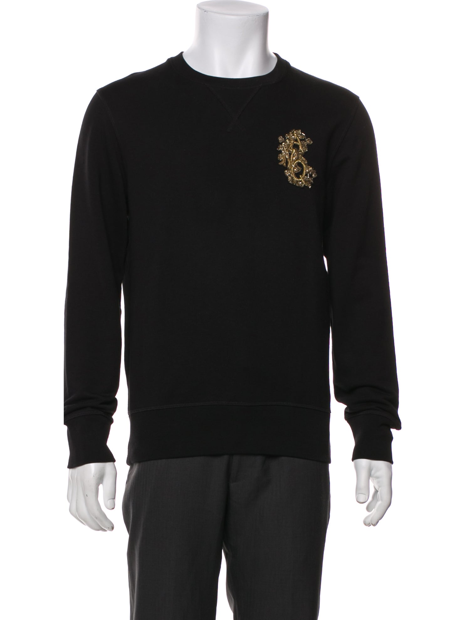 Alexander McQueen Graphic Print Crew Neck Pullover