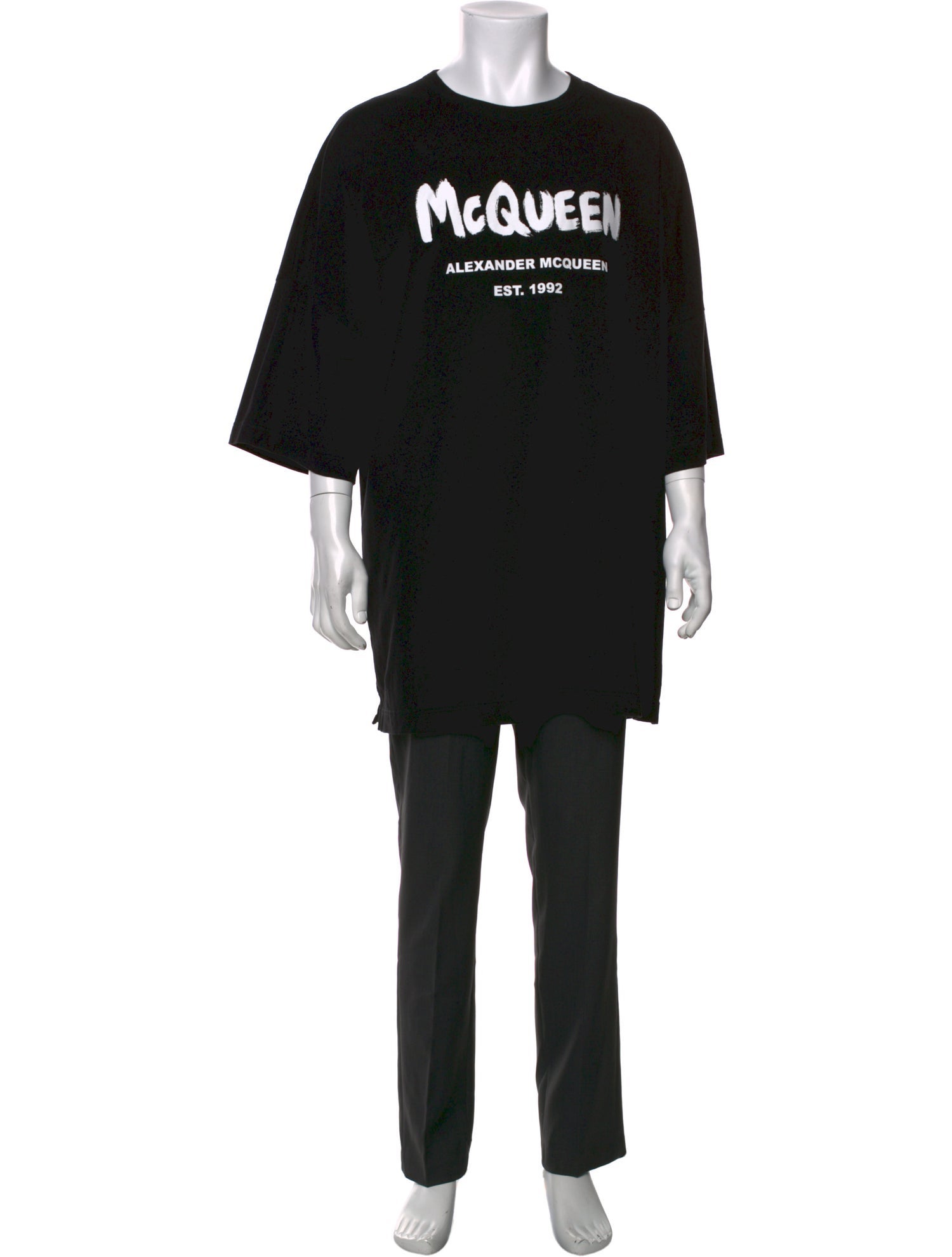 Alexander McQueen Graphic Print Long Sleeve Shirt