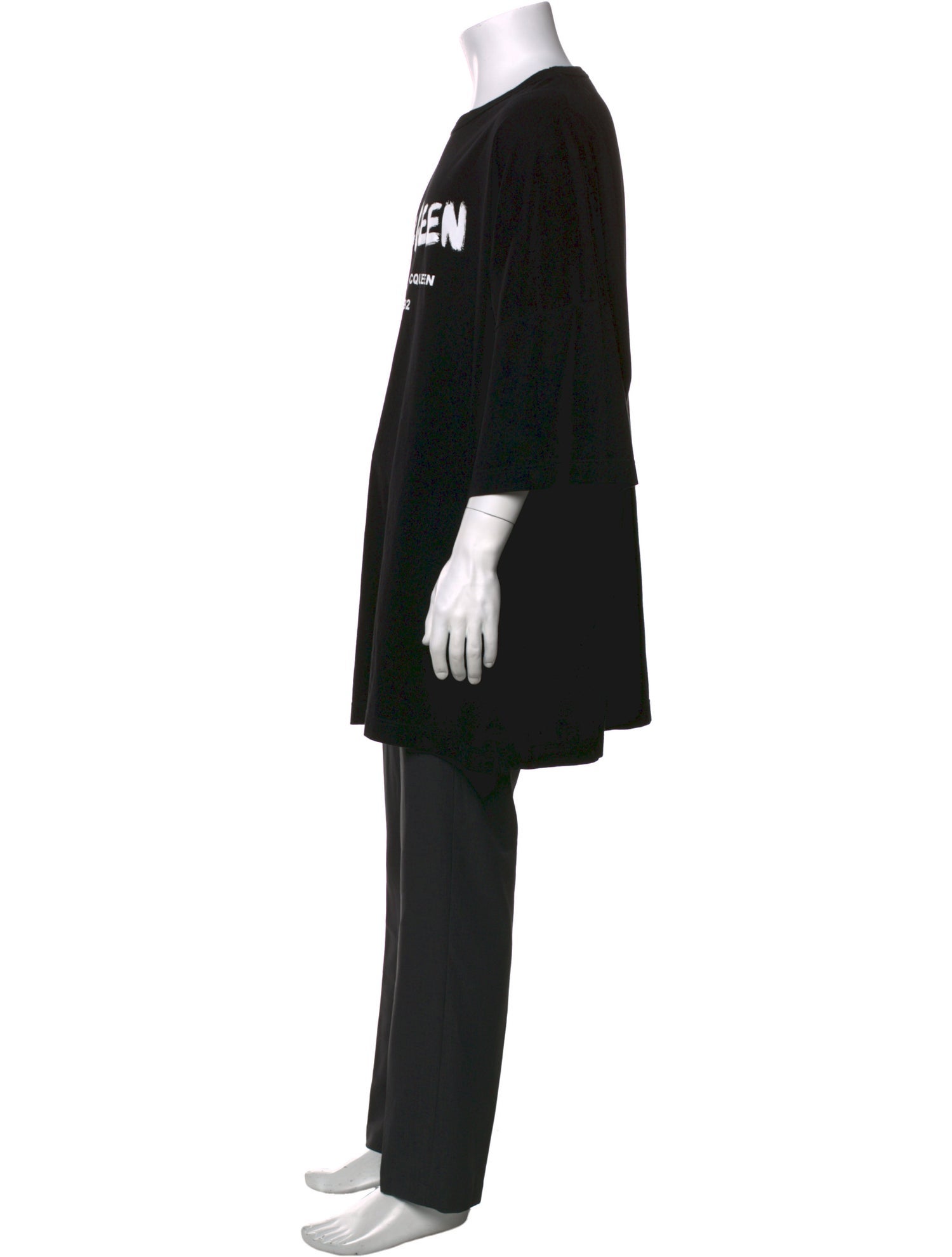 Alexander McQueen Graphic Print Long Sleeve Shirt