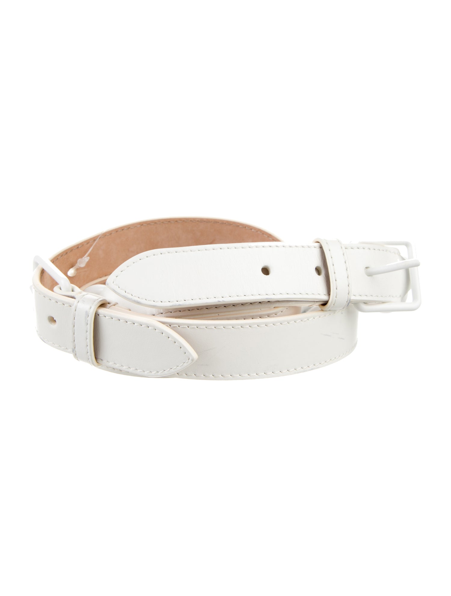 Alexander McQueen Skinny Leather Waist Belt