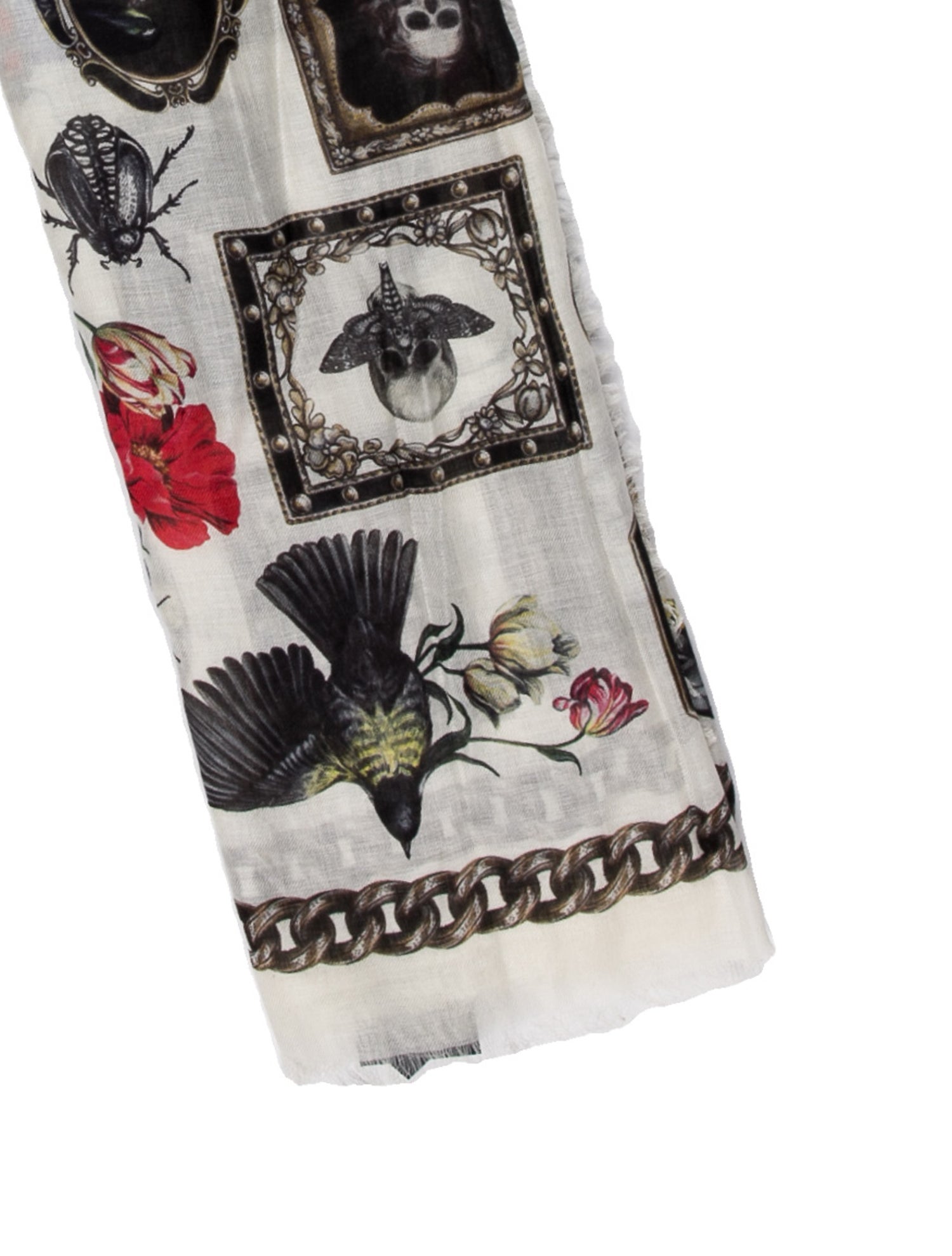 Alexander McQueen Printed Scarf w/ Tags