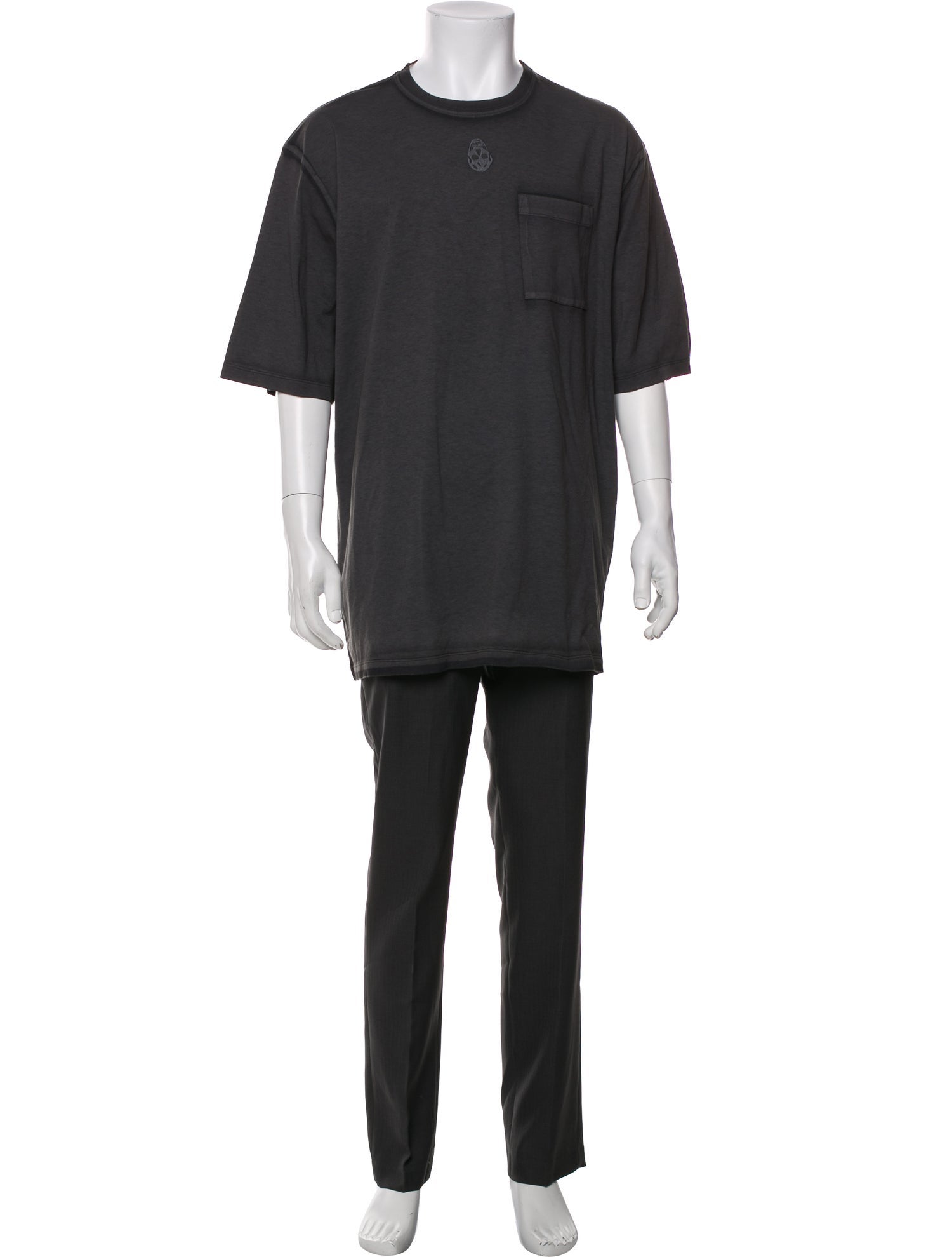 Alexander McQueen Crew Neck Three-Quarter Sleeve Henley w/ Tags