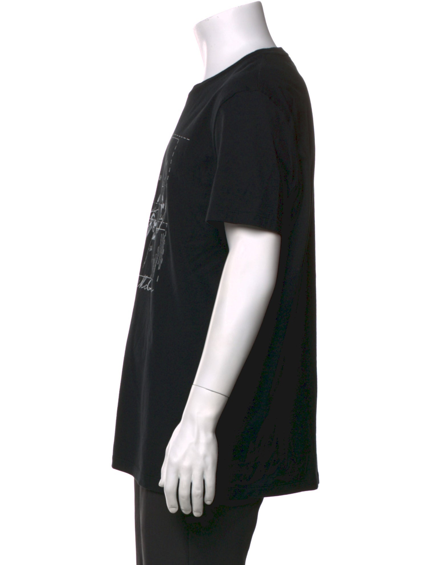 Alexander McQueen Graphic Print Crew Neck T-Shirt