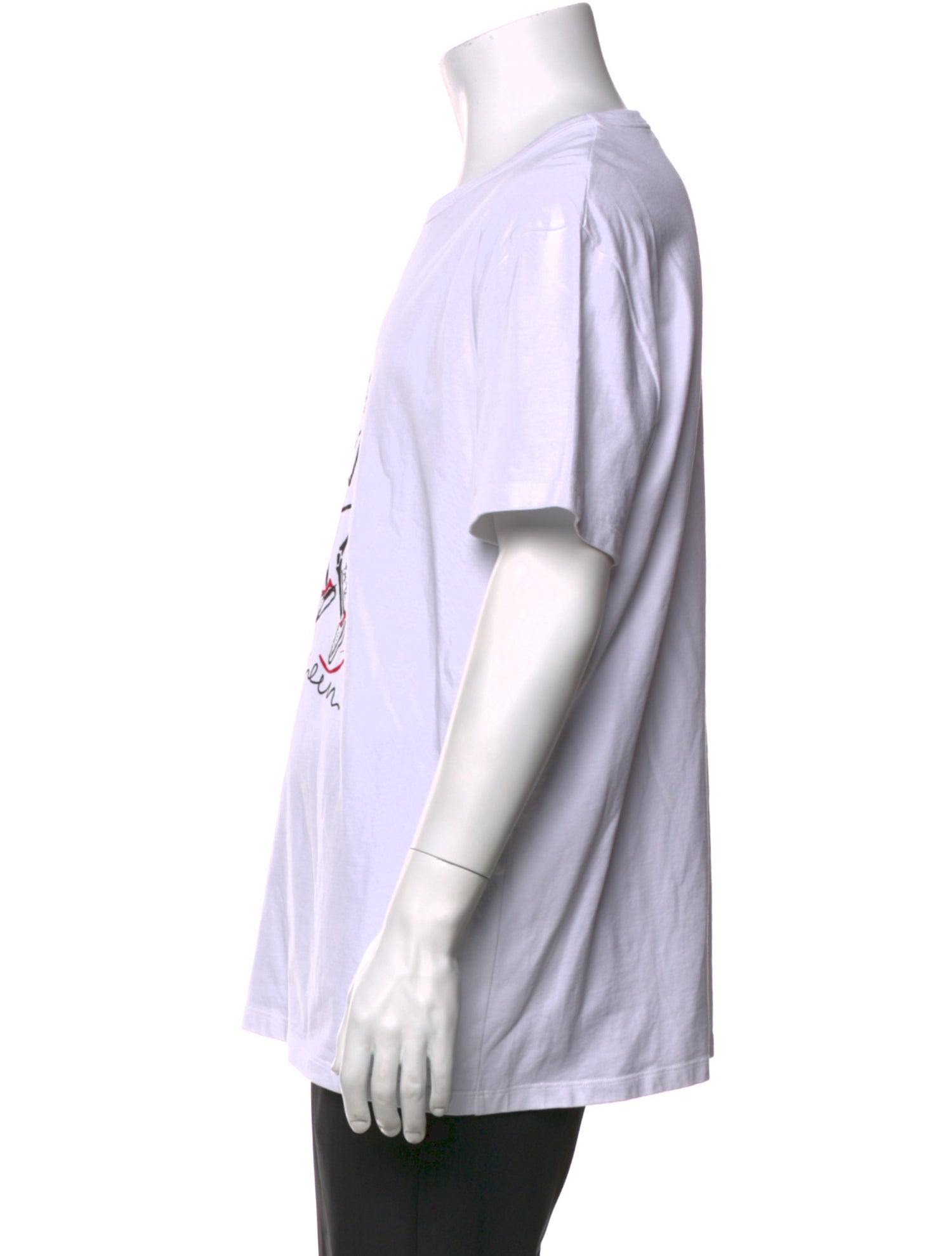 Alexander McQueen Graphic Print Crew Neck T-Shirt