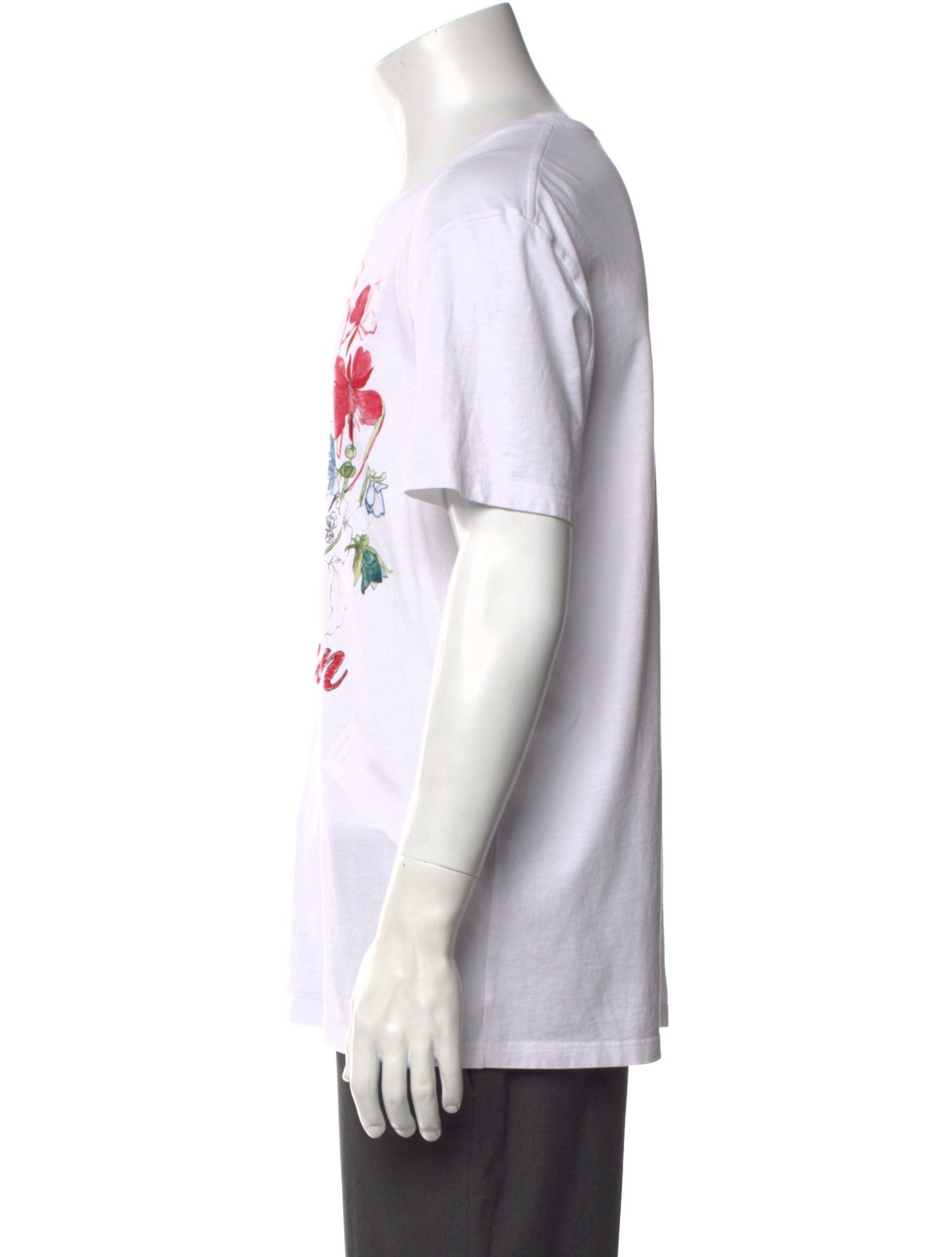 Alexander McQueen Graphic Print Crew Neck T-Shirt