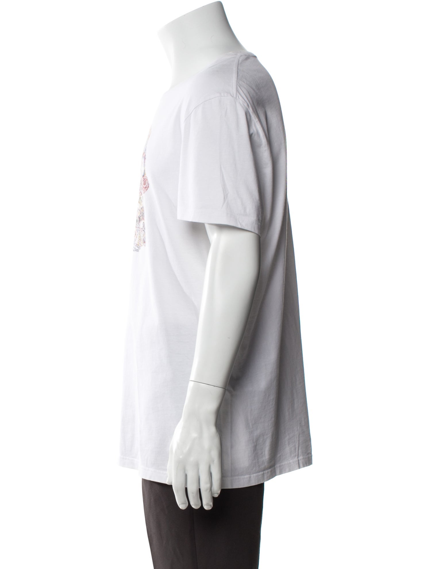 Alexander McQueen Graphic Print Crew Neck T-Shirt