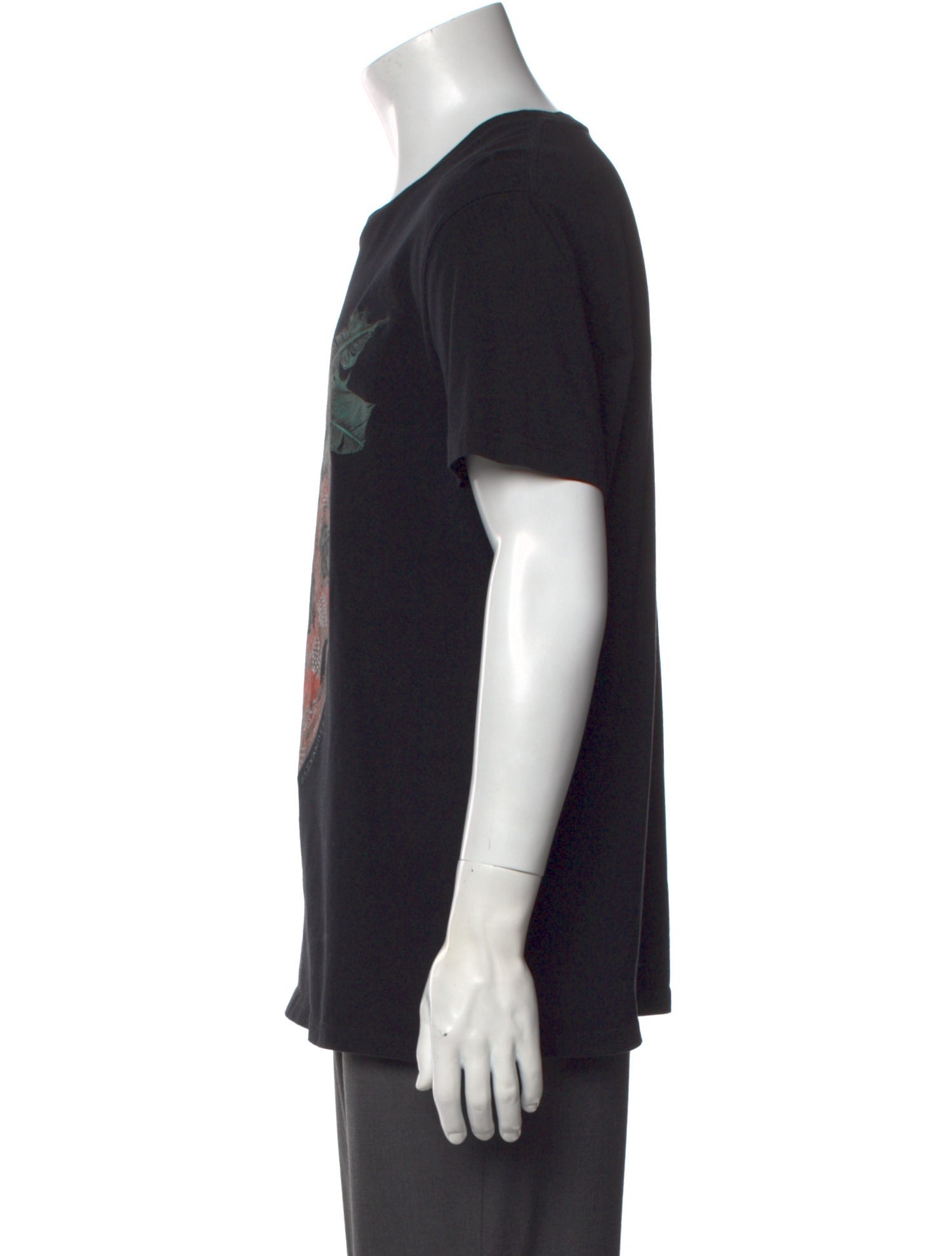 Alexander McQueen Graphic Print Crew Neck T-Shirt