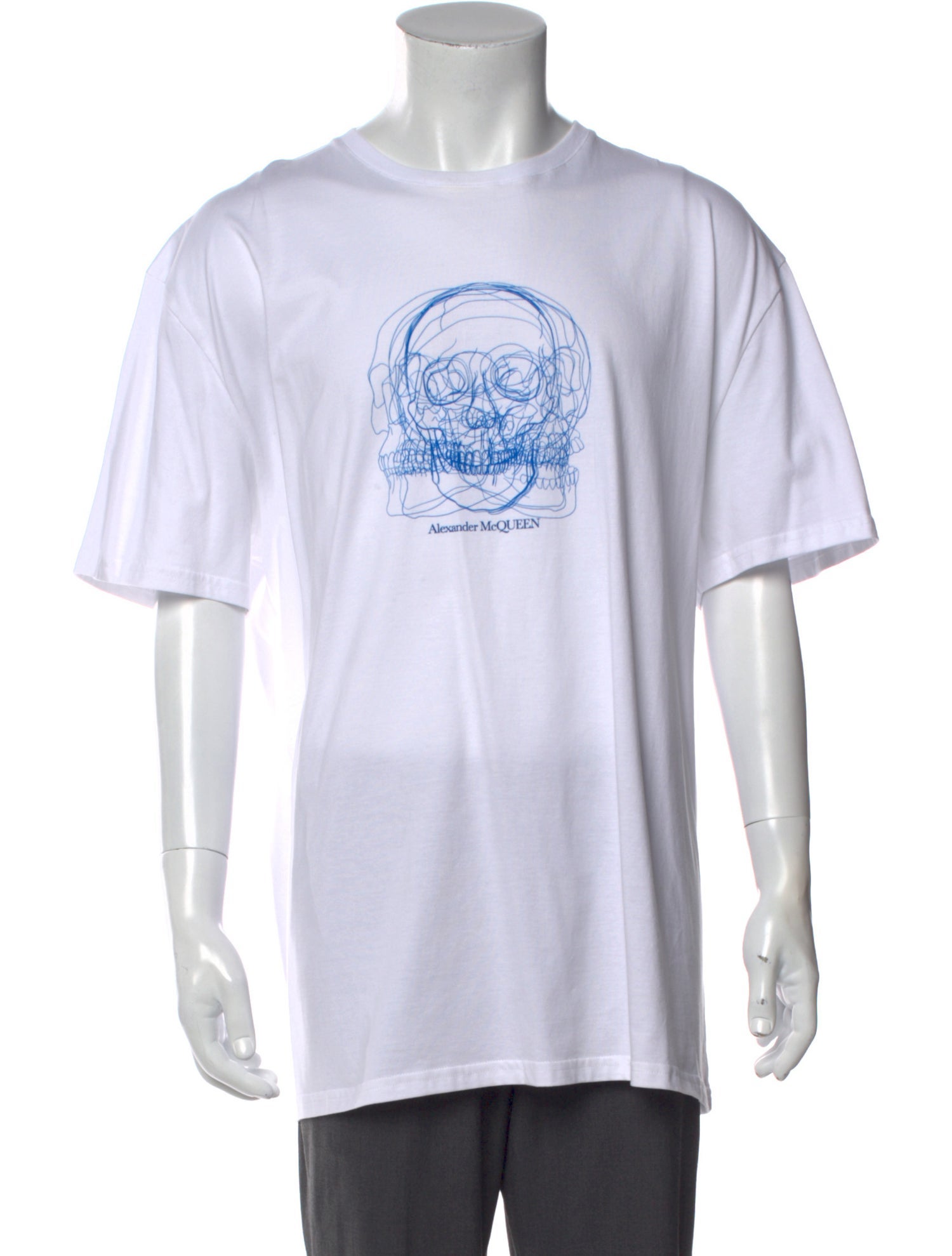 Alexander McQueen Graphic Print Crew Neck T-Shirt