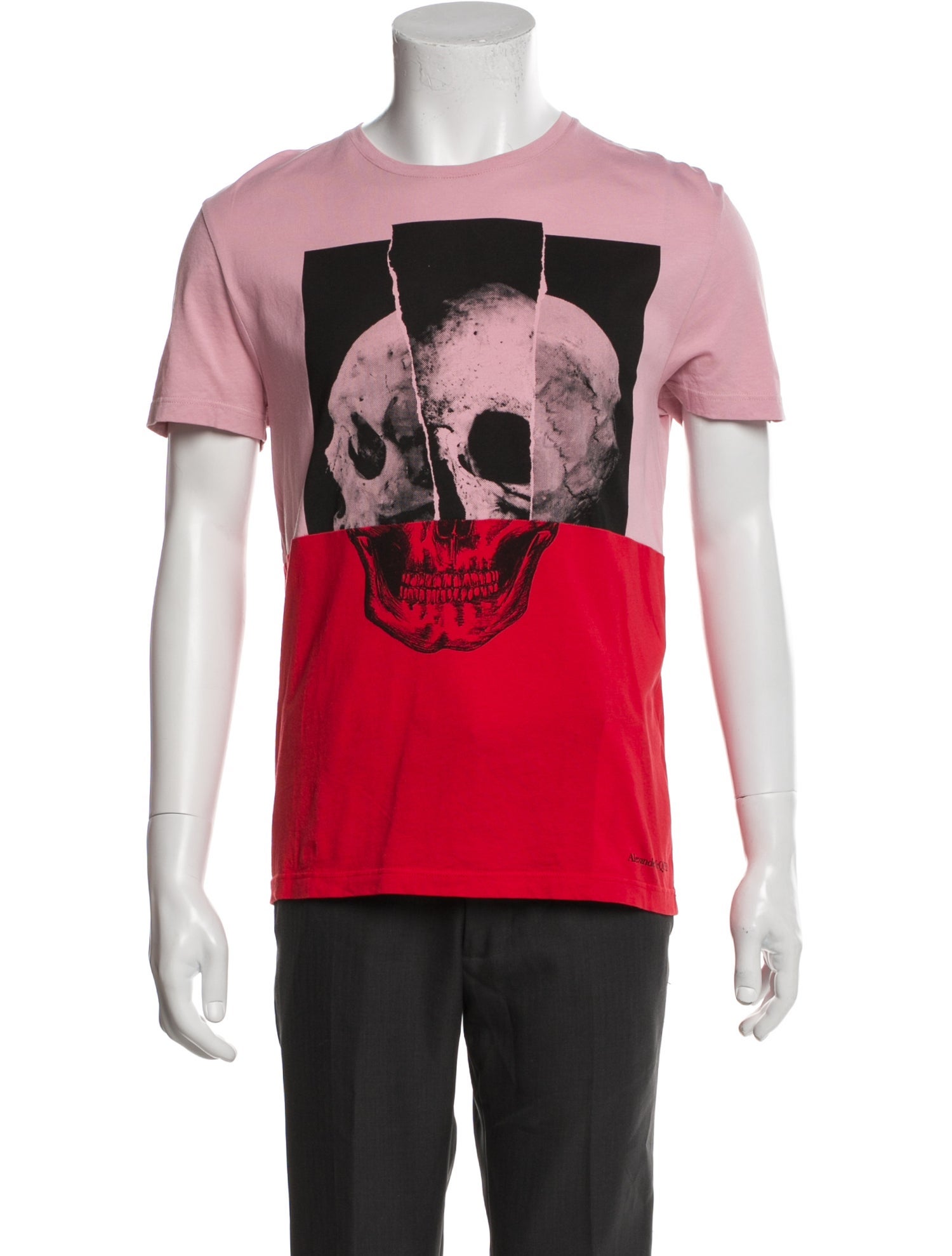Alexander McQueen Graphic Print Crew Neck T-Shirt