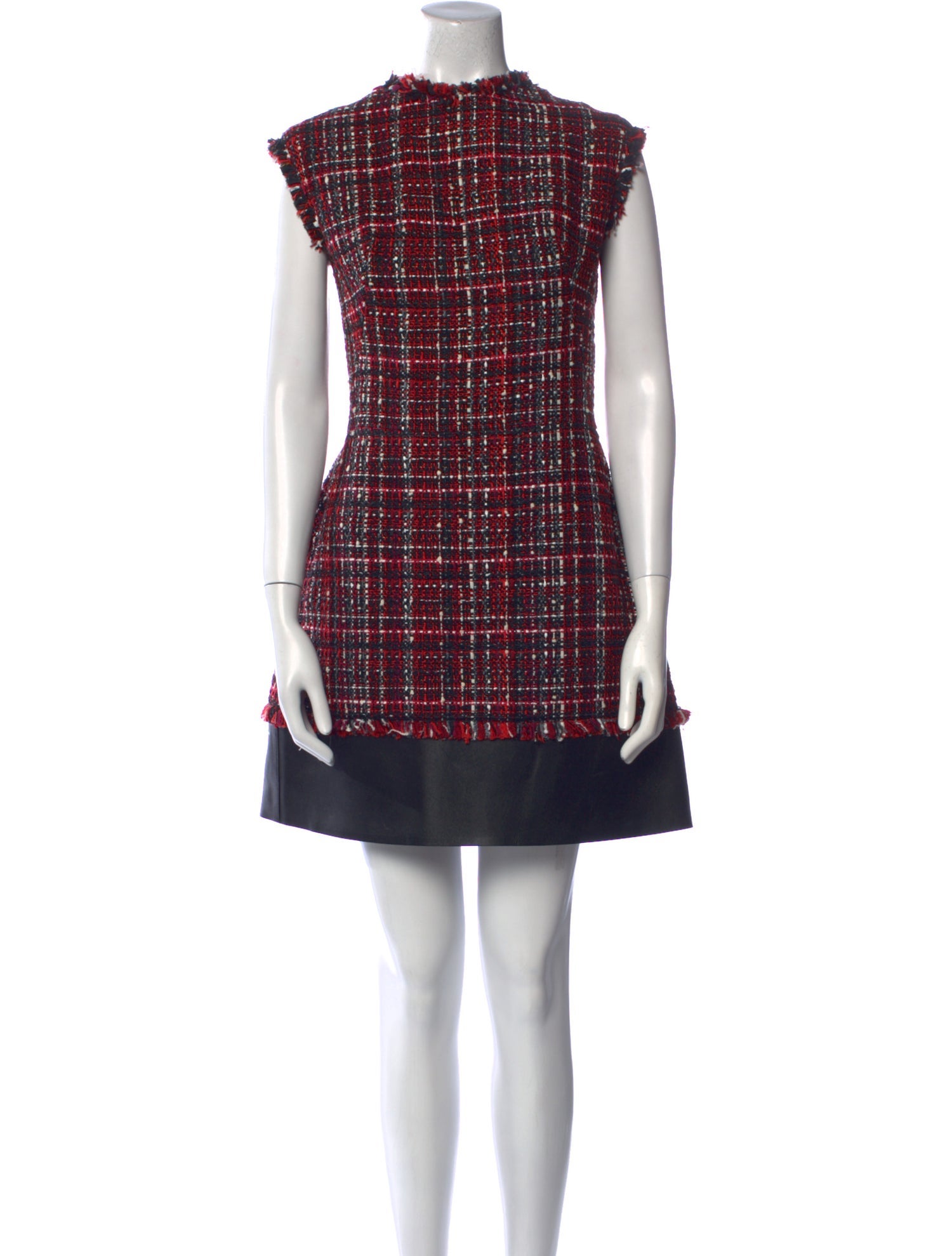 Alexander McQueen Tweed Mini Dress