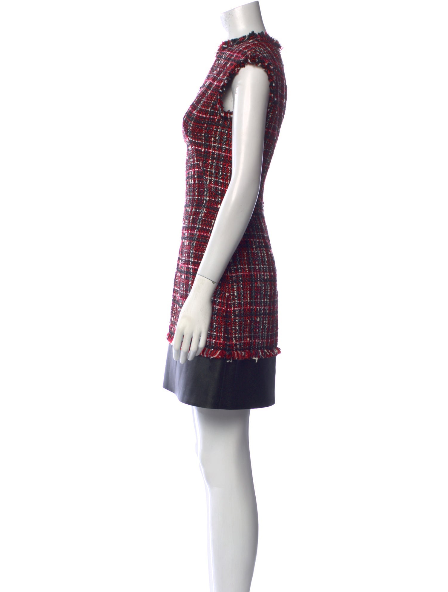 Alexander McQueen Tweed Mini Dress
