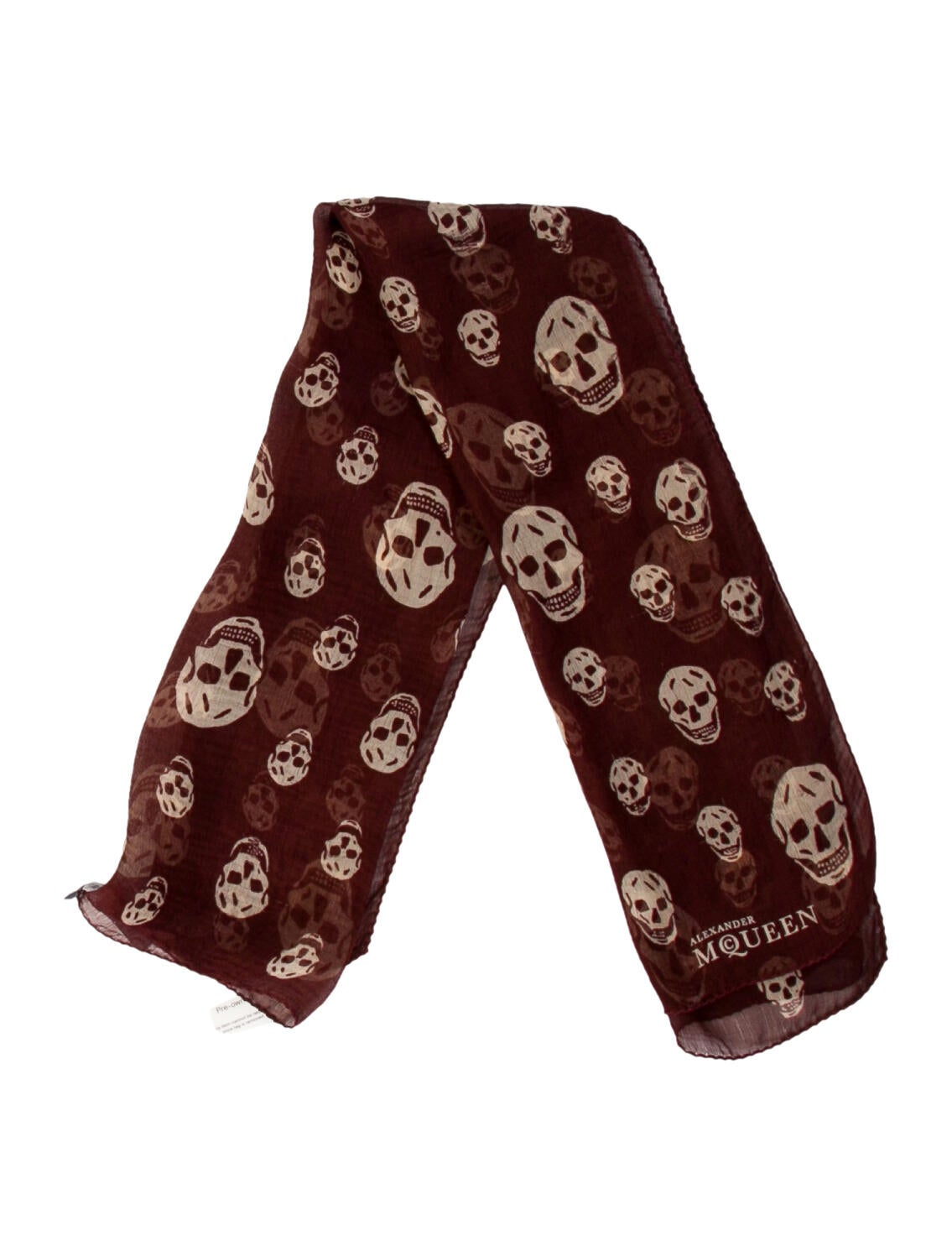 Alexander McQueen Silk Skull Scarf