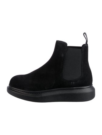 Alexander McQueen Suede Chelsea Boots