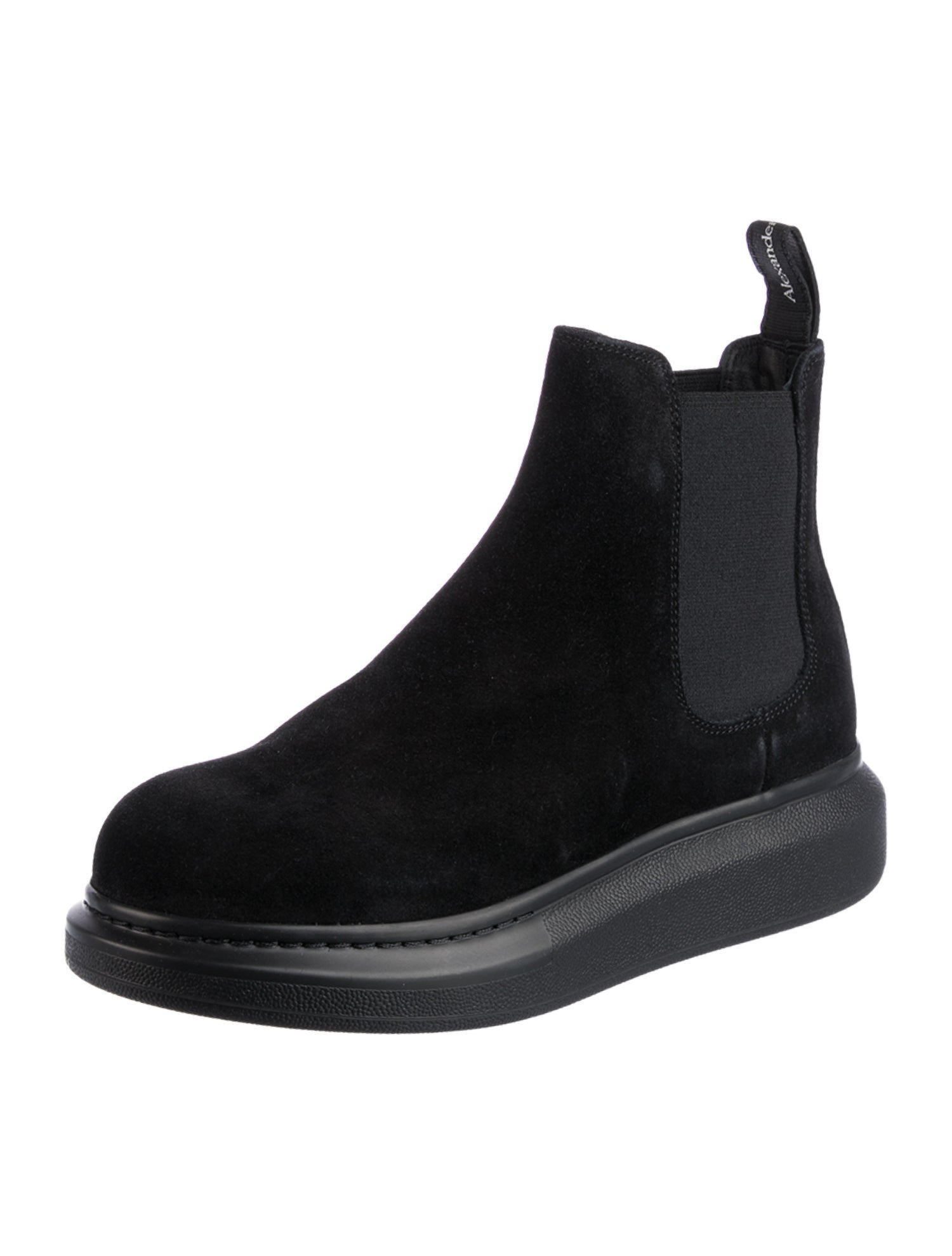 Alexander McQueen Suede Chelsea Boots