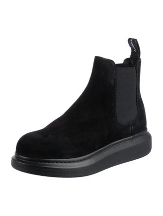 Alexander McQueen Suede Chelsea Boots
