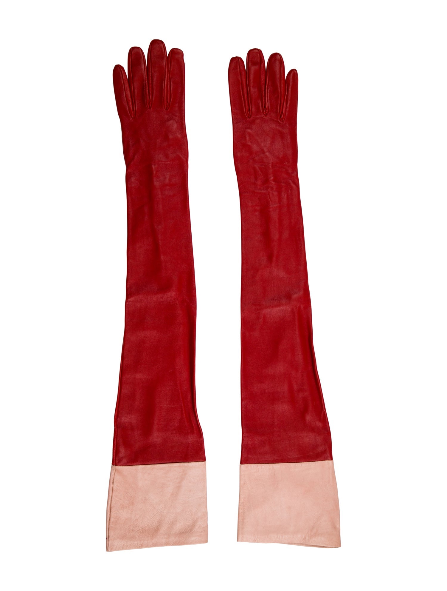 Alexander McQueen Leather Long Gloves