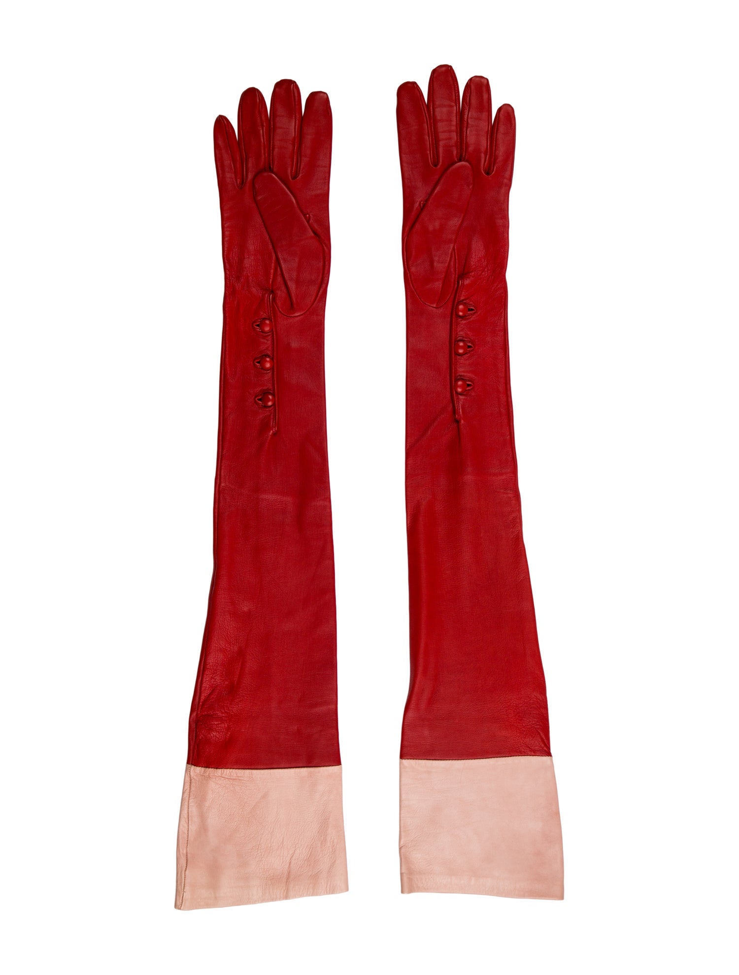 Alexander McQueen Leather Long Gloves