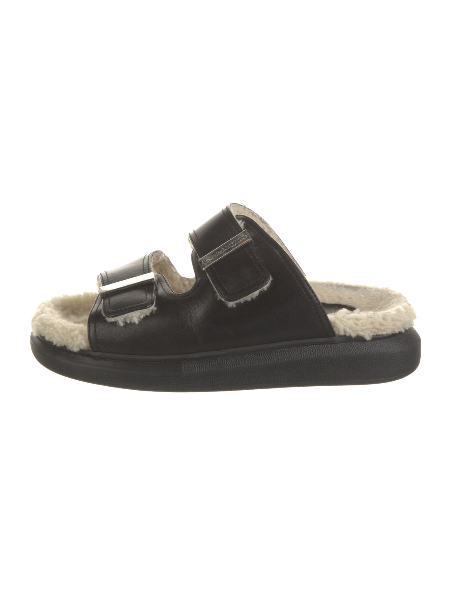 Alexander McQueen Leather Slides