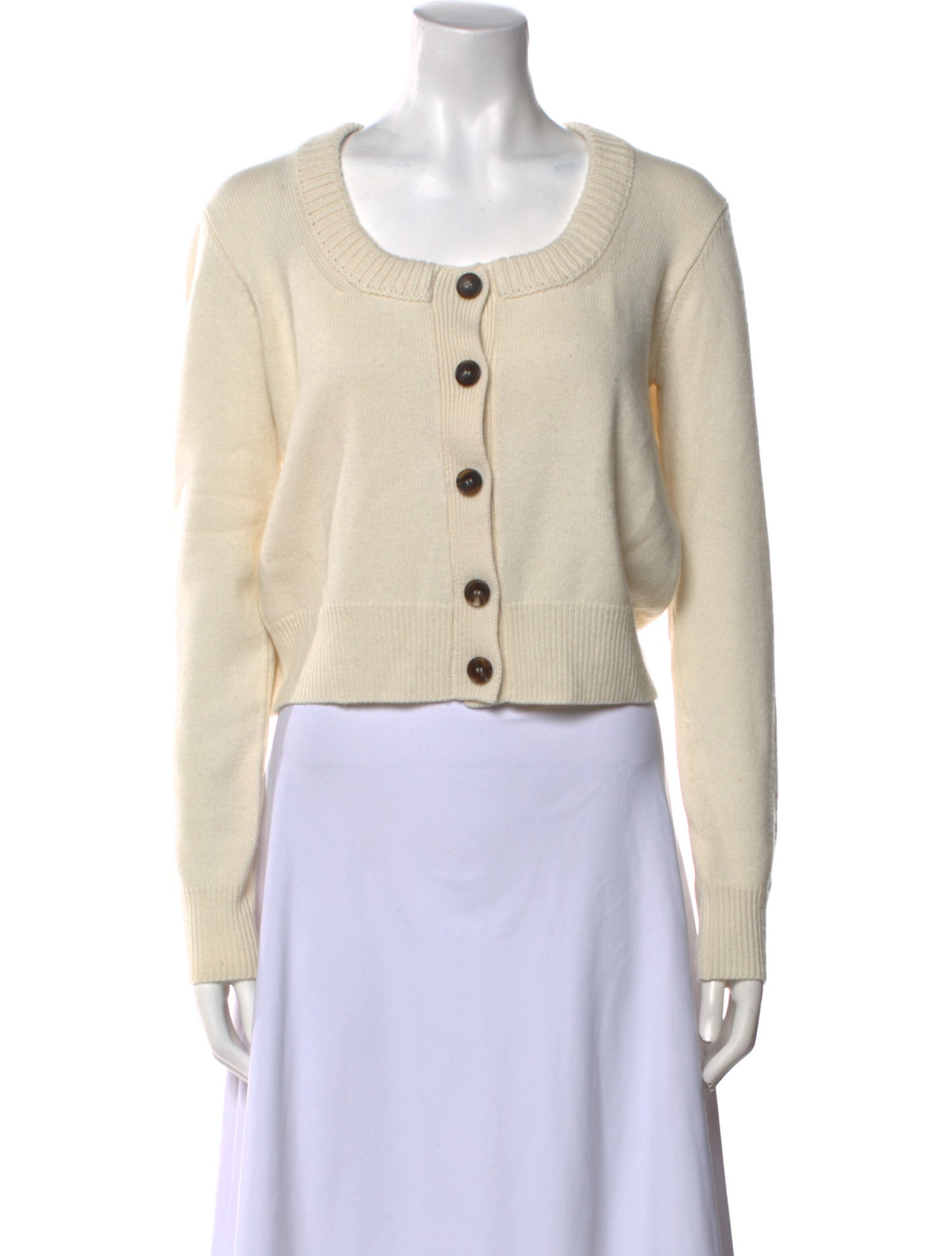 Alexander McQueen Cashmere Scoop Neck Sweater