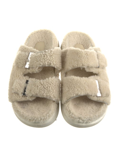 Alexander McQueen Shearling Slides