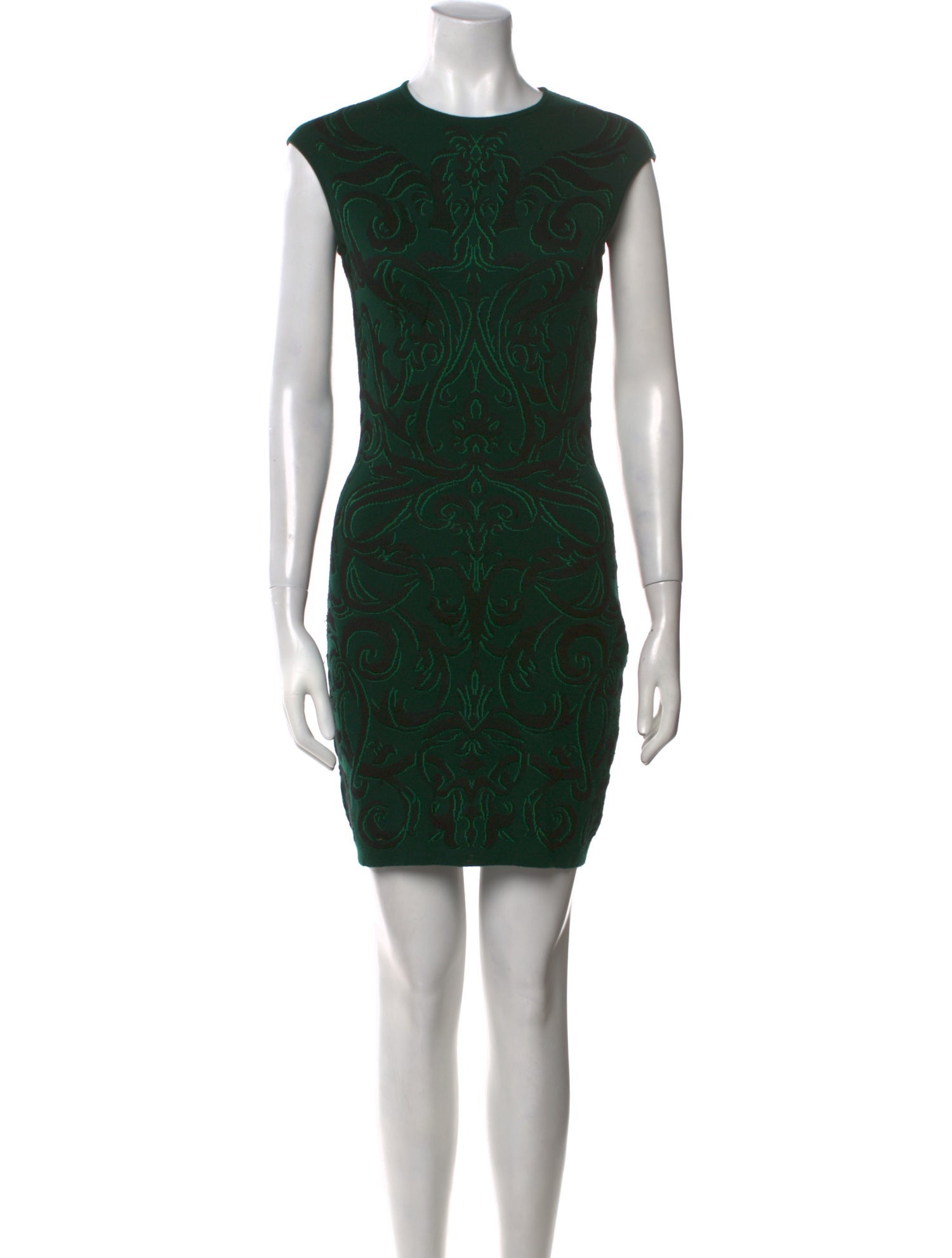 Alexander McQueen Wool Mini Dress