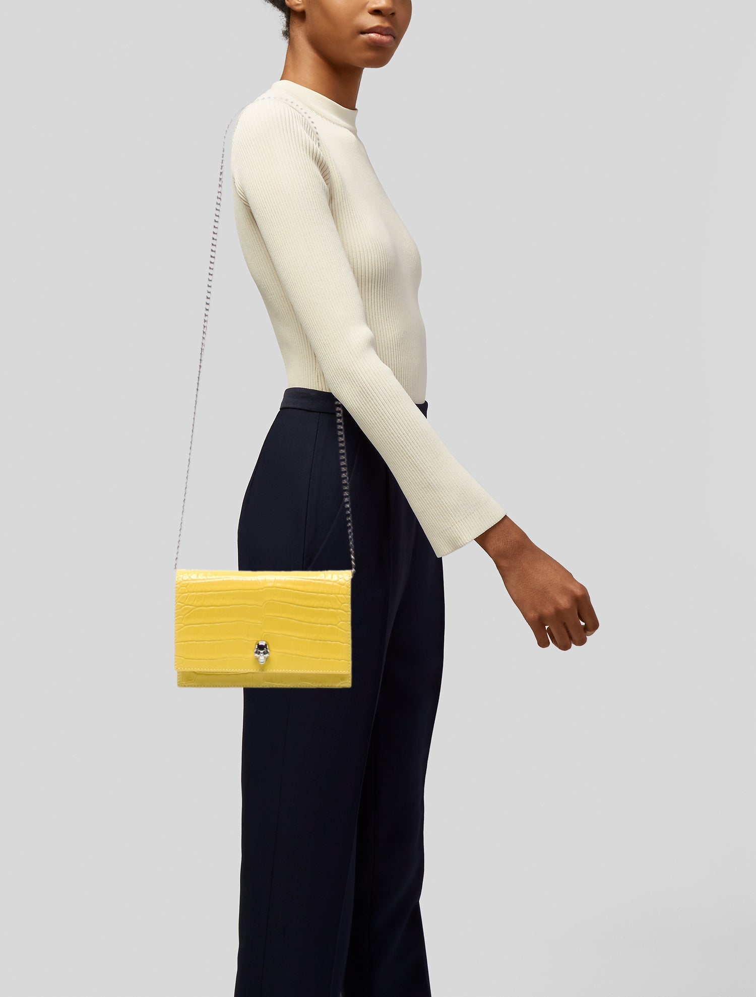 Alexander McQueen Skull Evening Bag