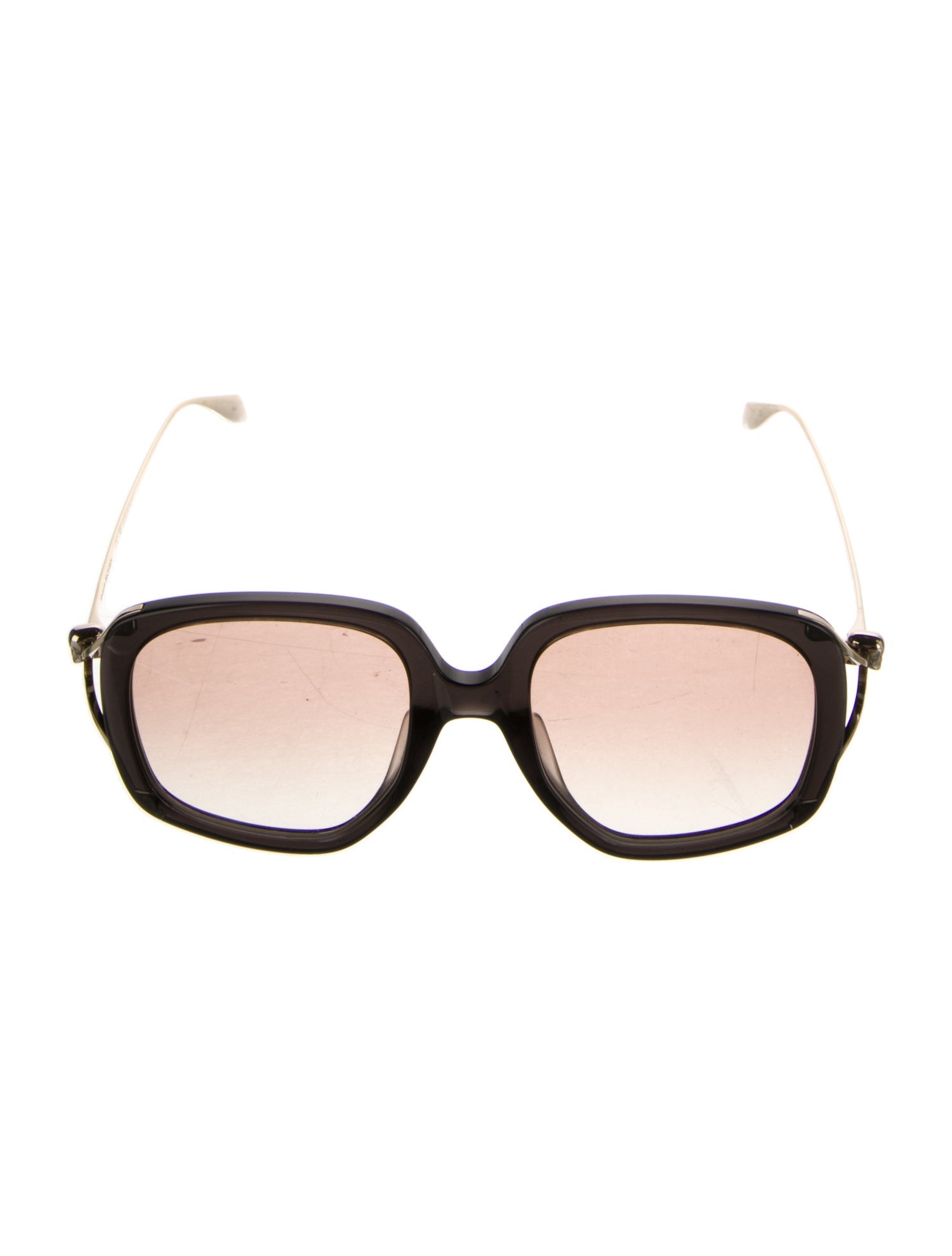 Alexander McQueen Square Tinted Sunglasses