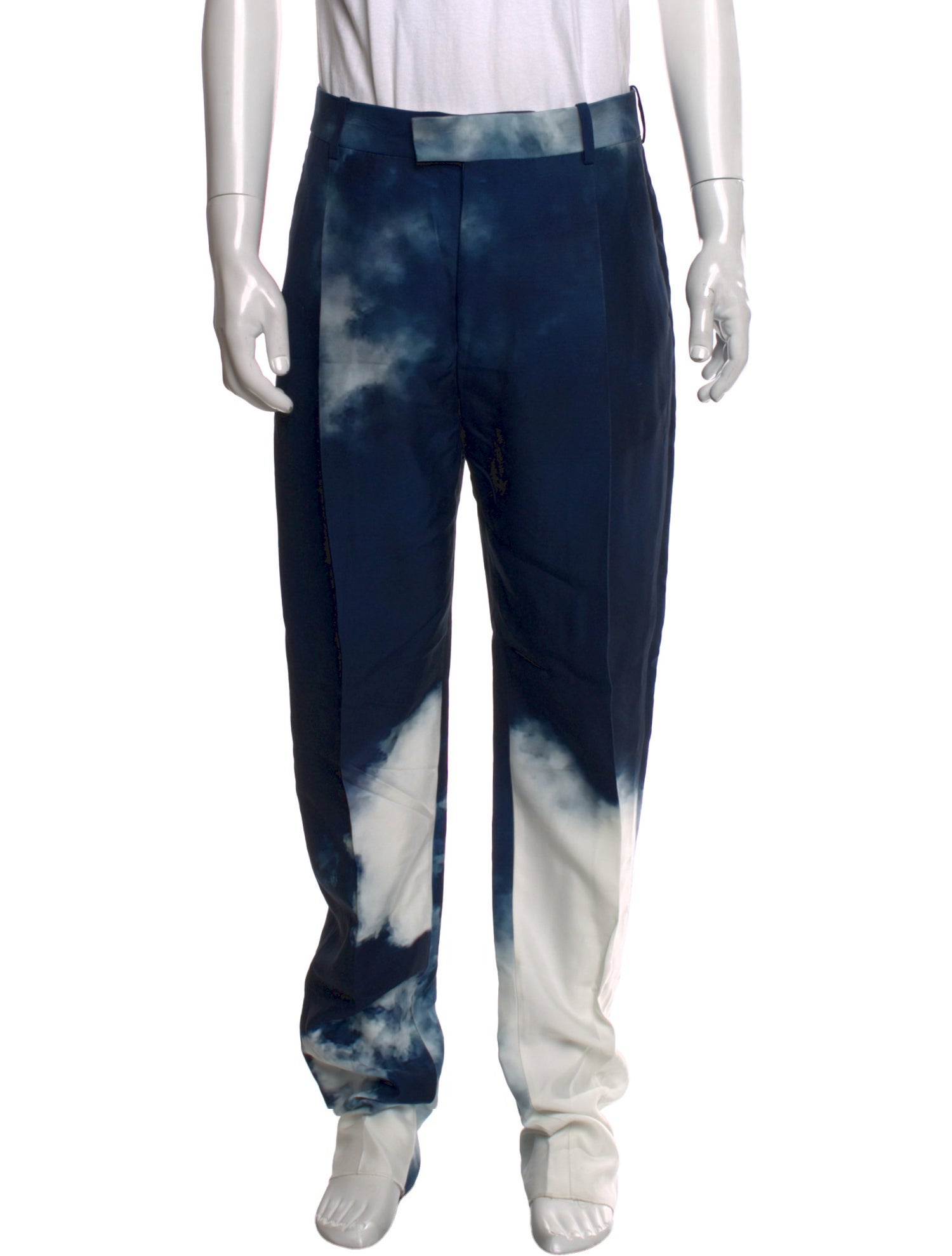 Alexander McQueen Tie-Dye Print Pants
