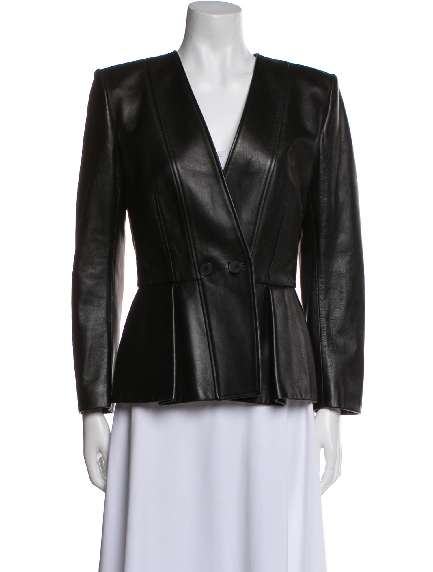 Alexander McQueen Leather Blazer w/ Tags