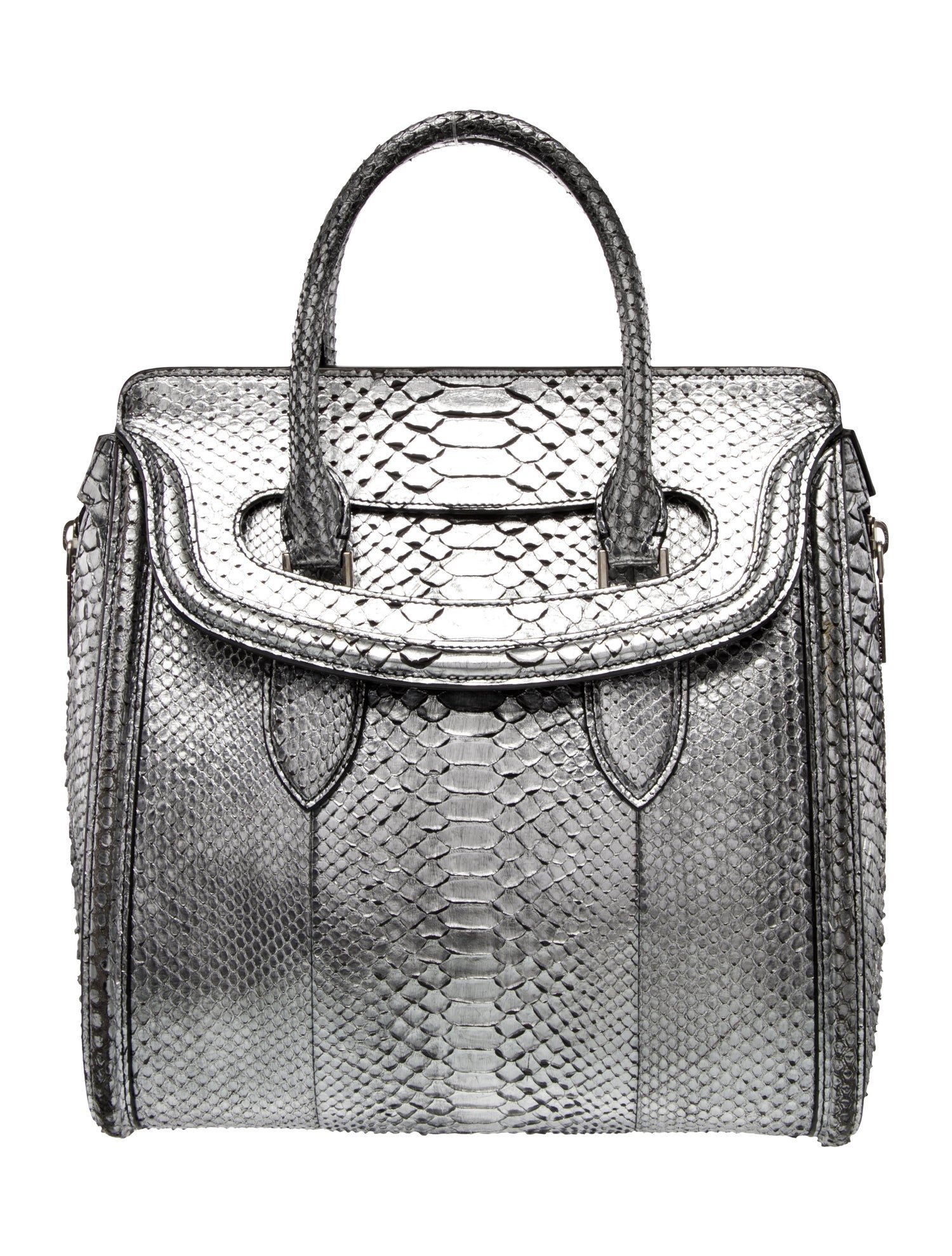 Alexander McQueen Snakeskin Top Handle Bag