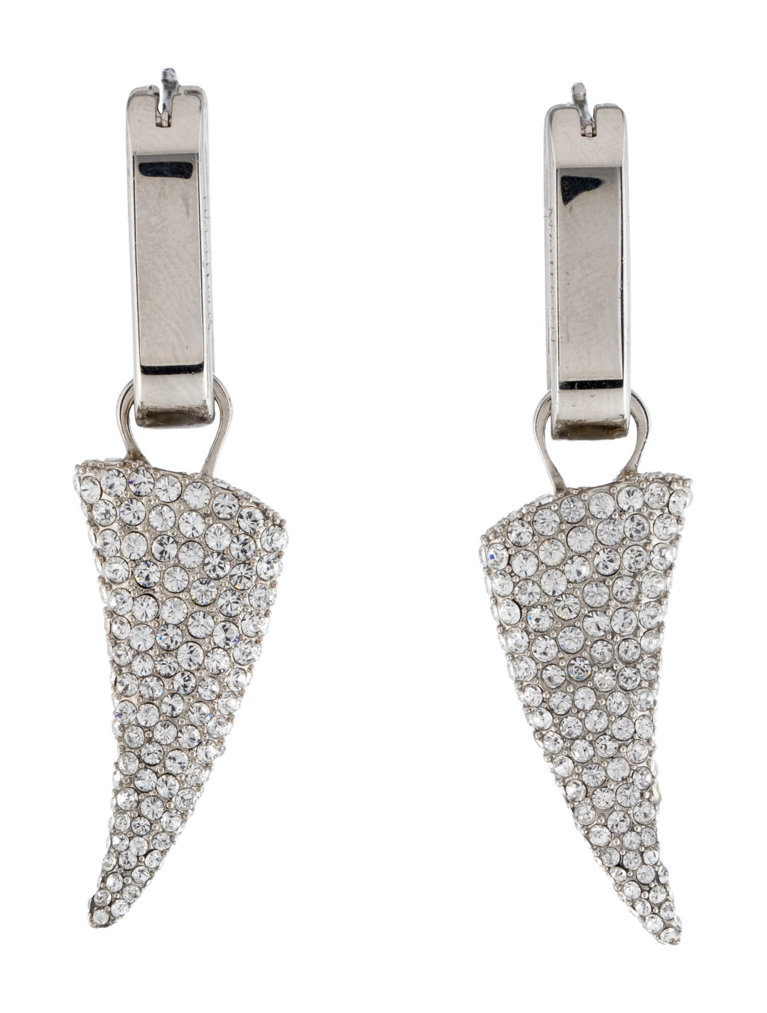 Alexander McQueen Crystal Tiger Claw Drop Earrings