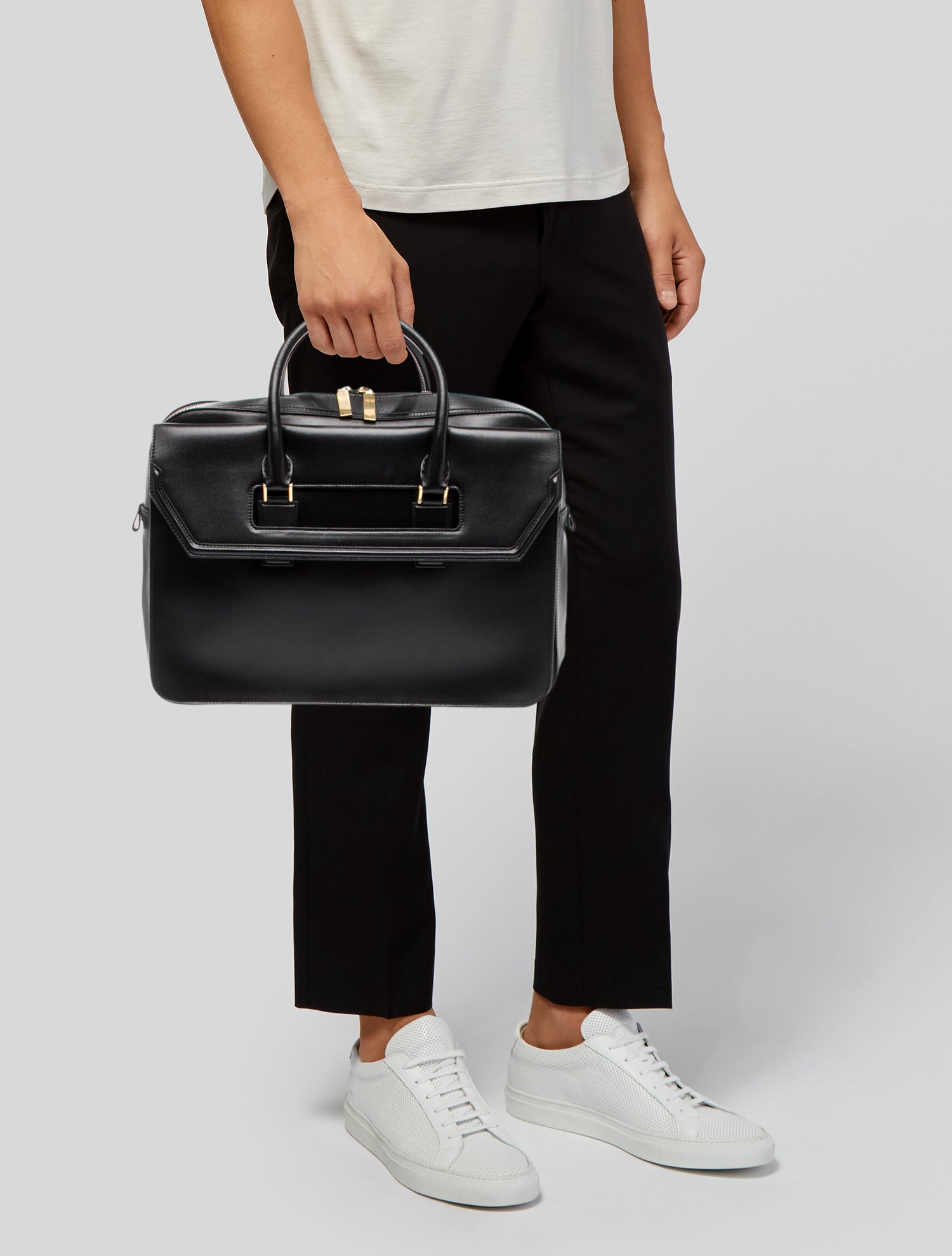 Alexander McQueen Leather Briefcase