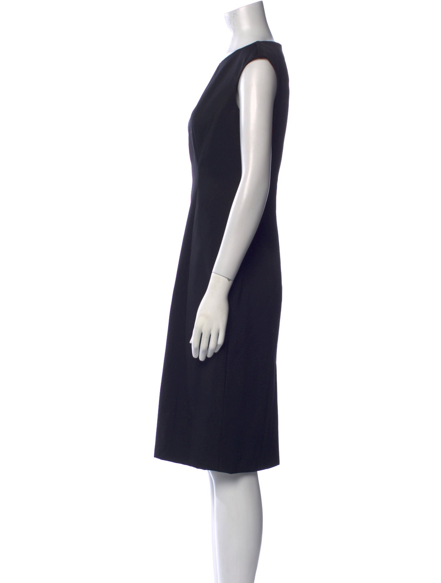 Alexander McQueen Wool Knee-Length Dress