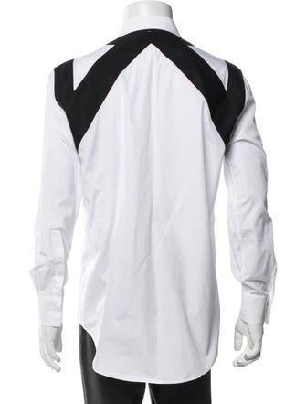 Alexander McQueen Long Sleeve Tuxedo Shirt