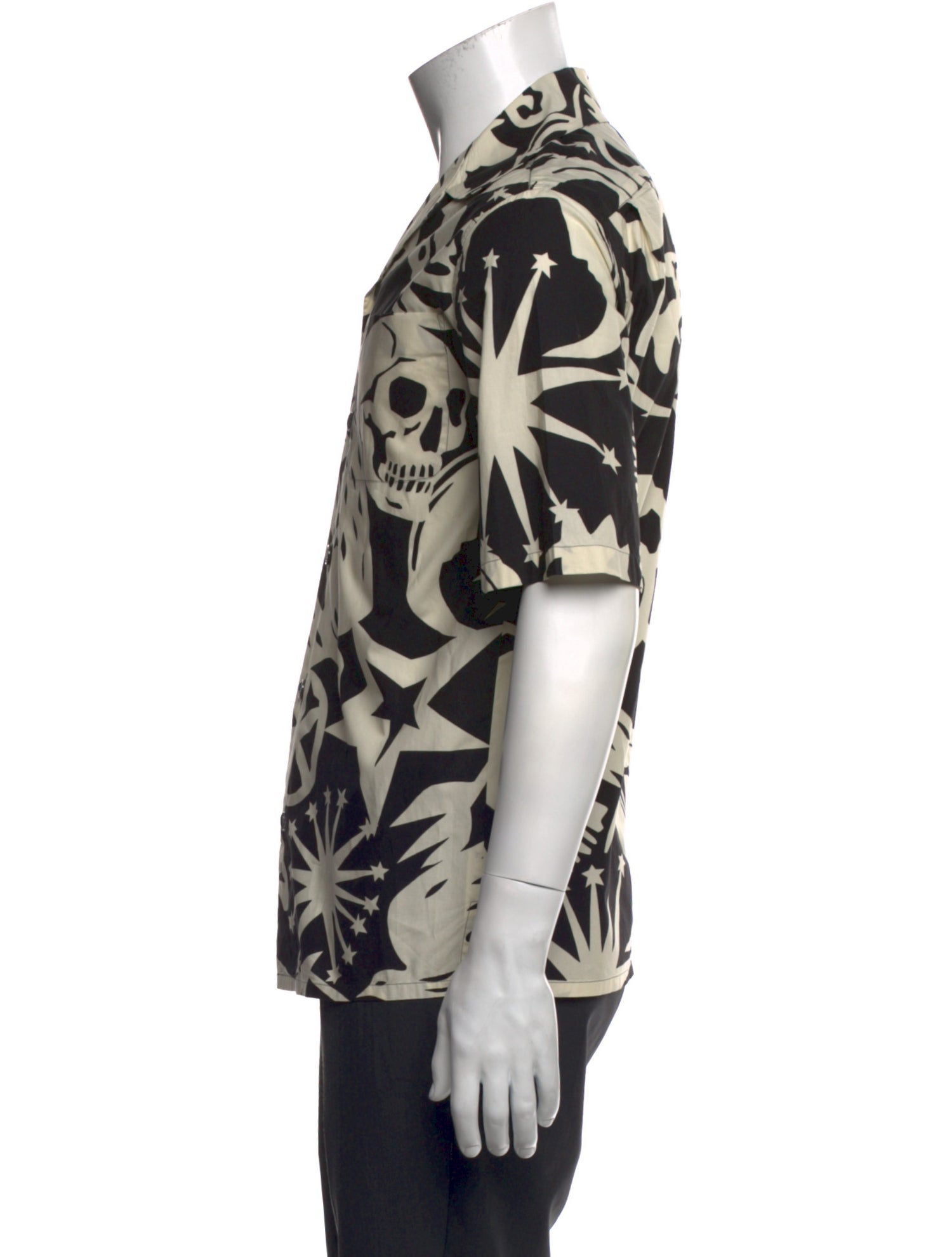 Alexander McQueen Printed Short Sleeve Shirt