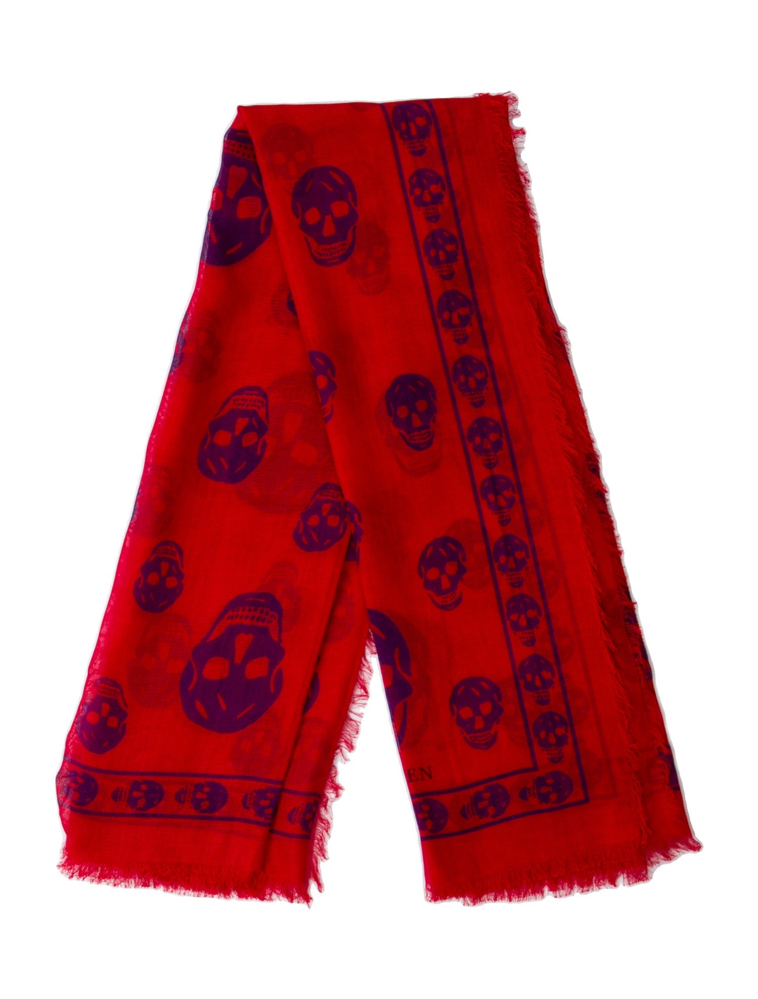 Alexander McQueen Skull Printed Scarf