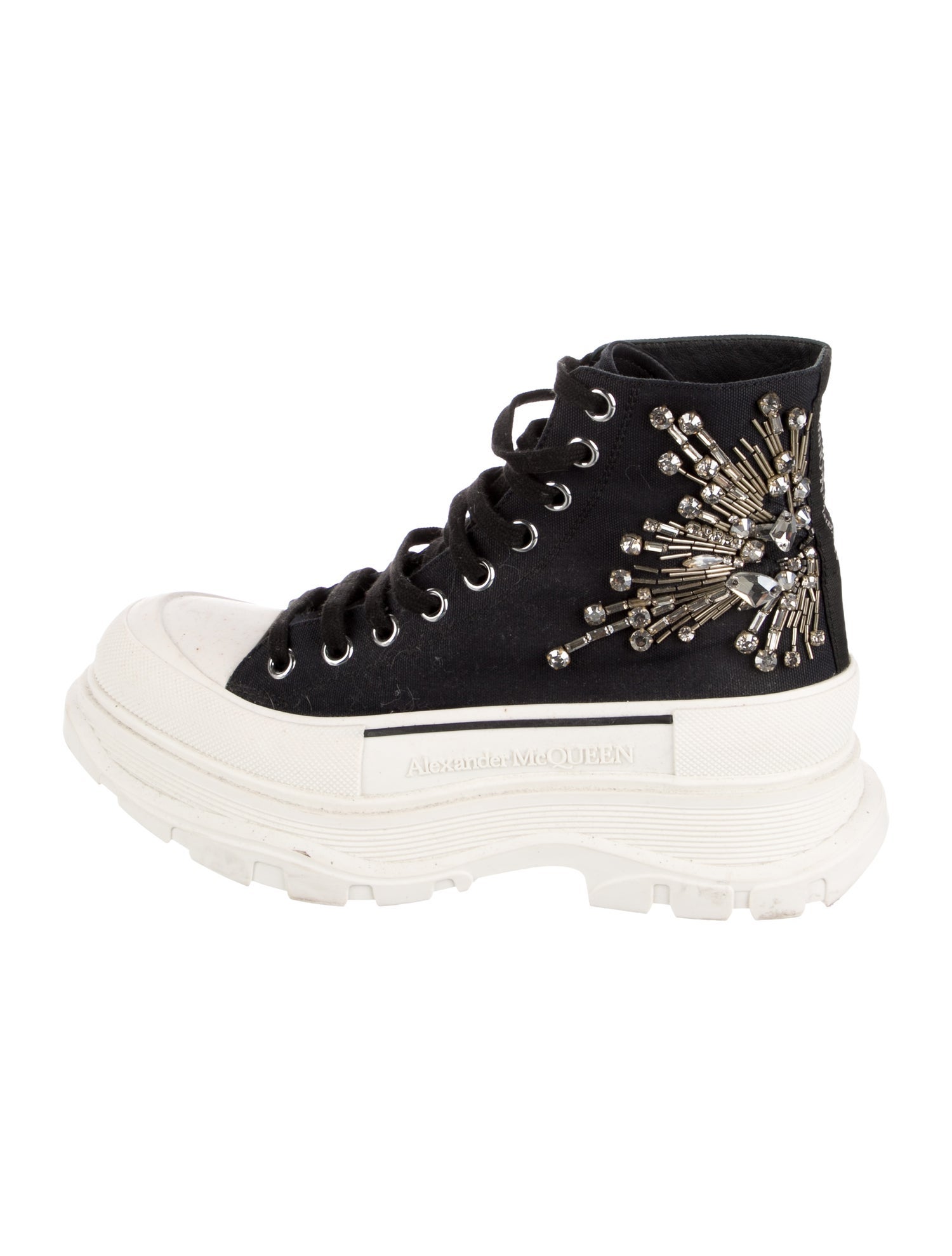Alexander McQueen Crystal Embellishments Sneakers
