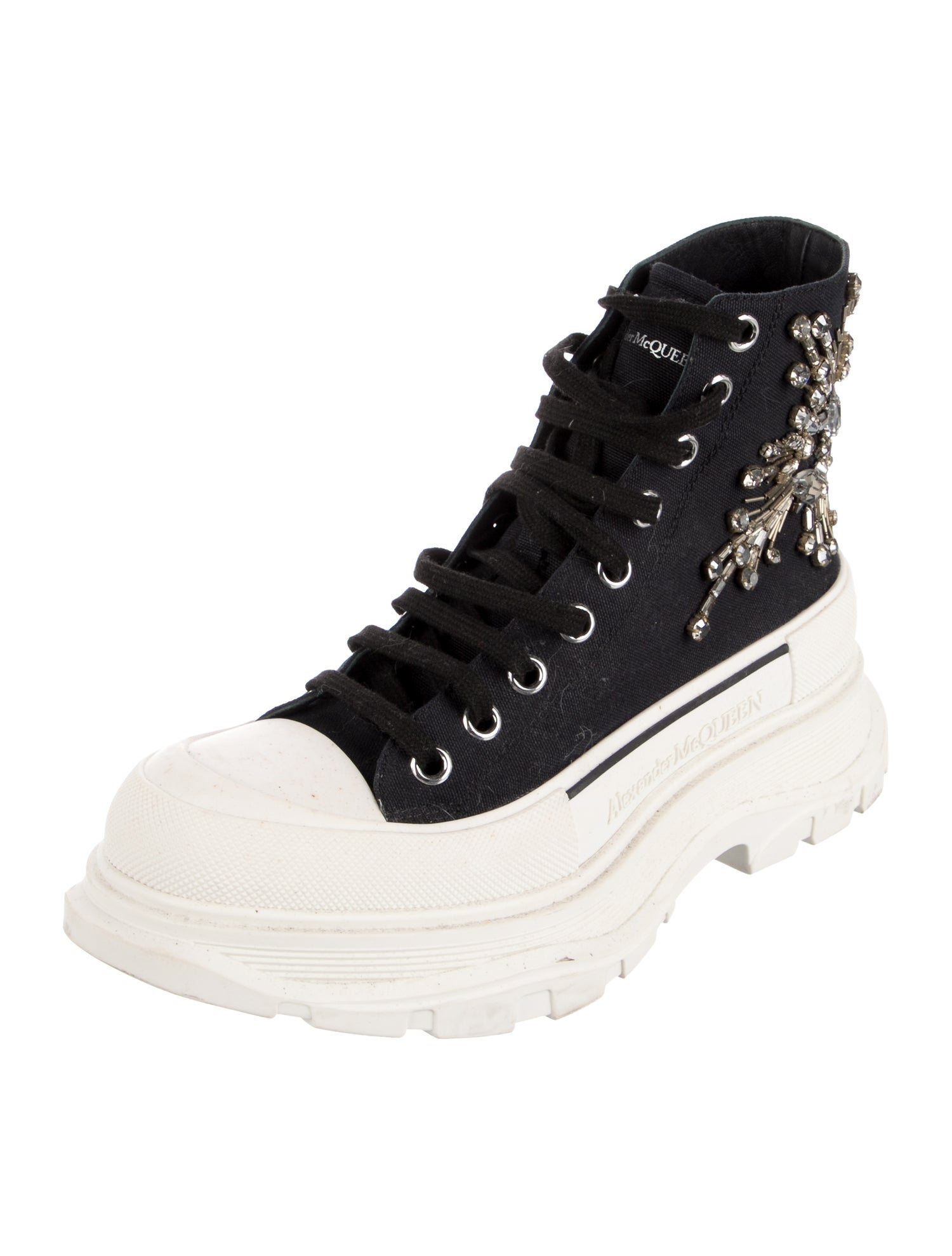 Alexander McQueen Crystal Embellishments Sneakers