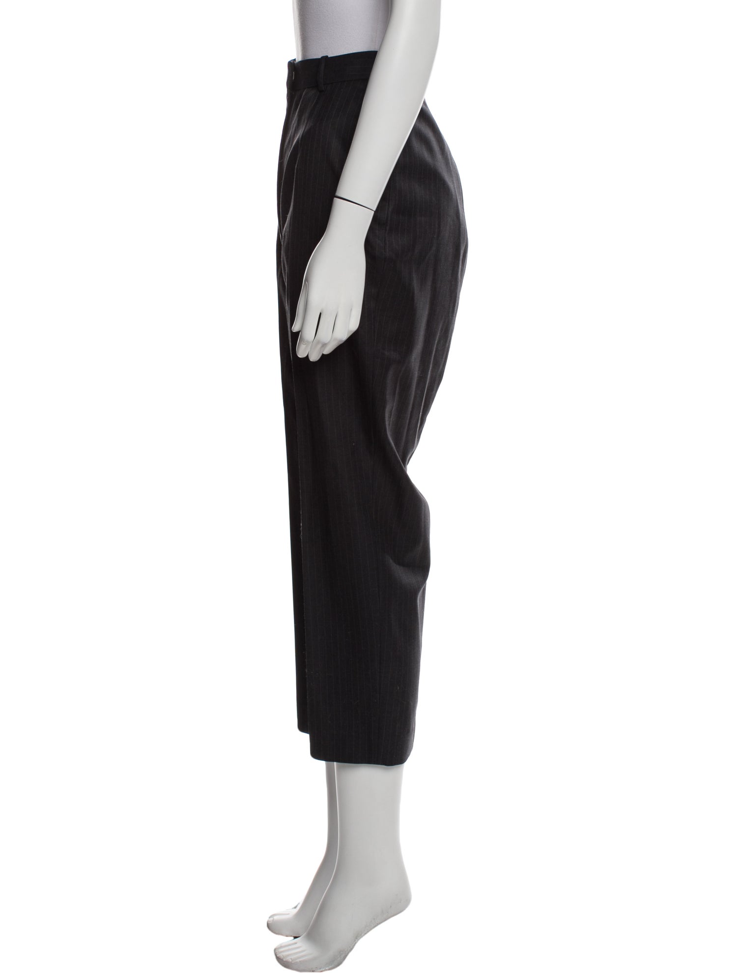 Alexander McQueen Wool Straight Leg Pants