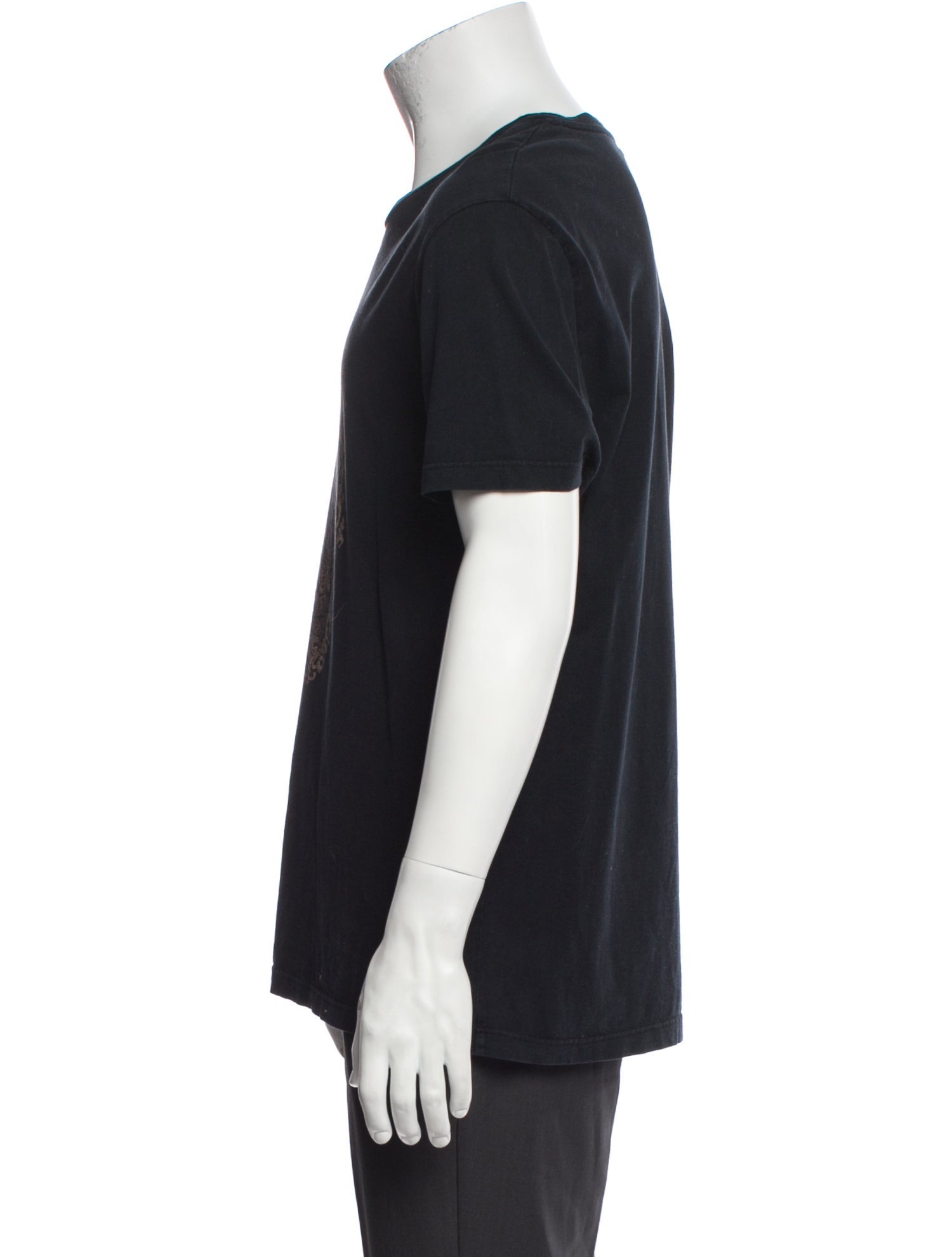 Alexander McQueen Animal Print Crew Neck T-Shirt