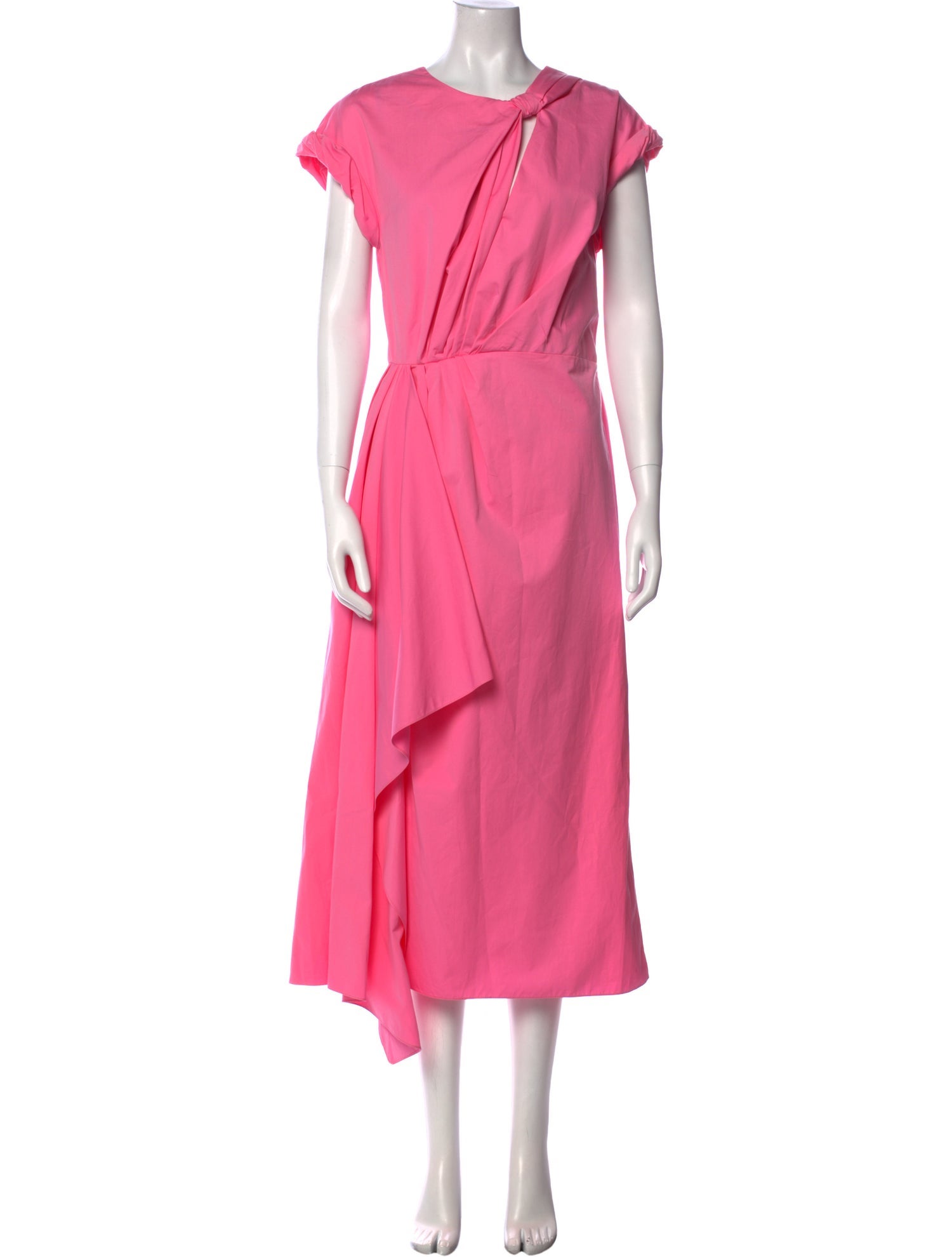 Alexander McQueen Crew Neck Long Dress